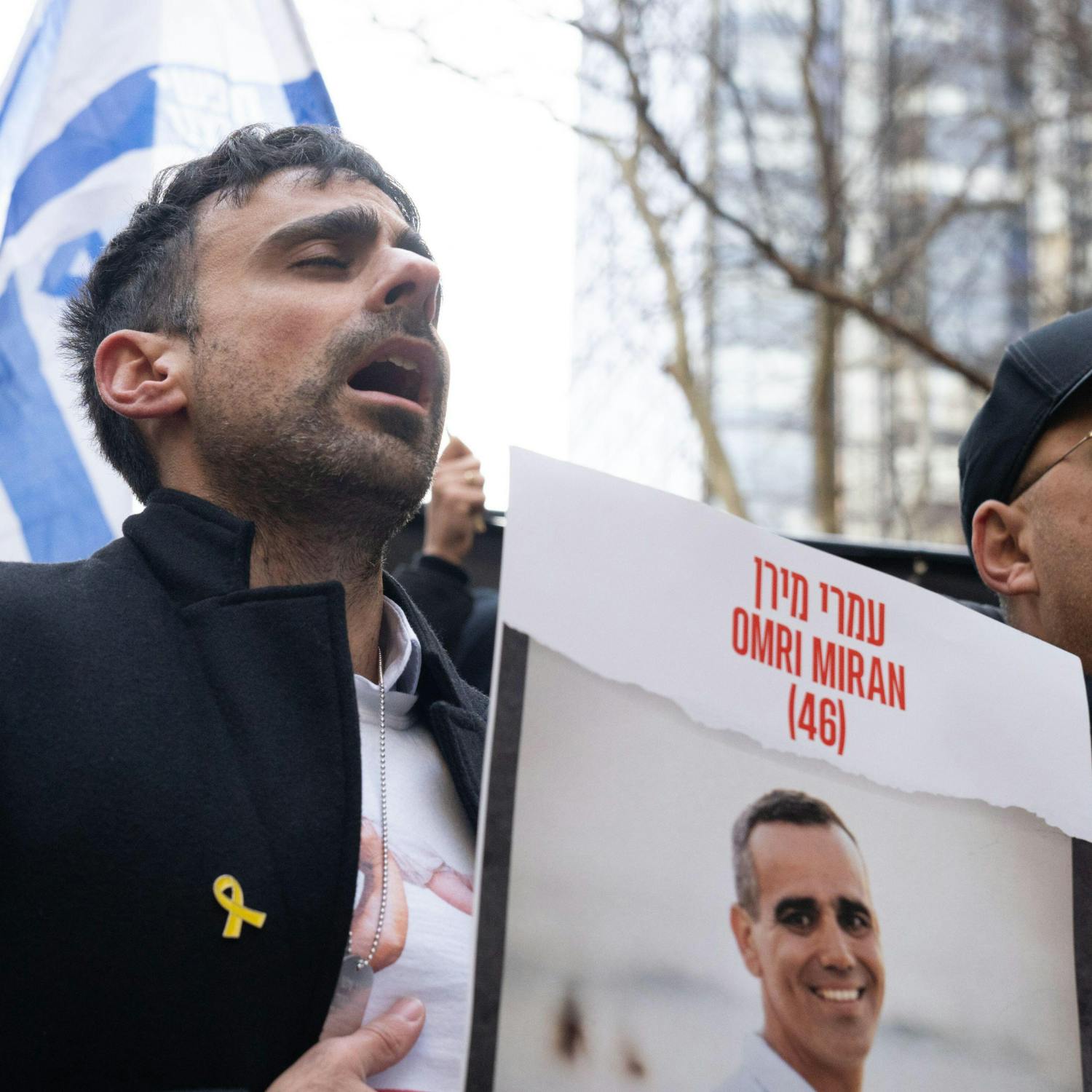 Family member of a now released Israeli hostage taken by Hamas