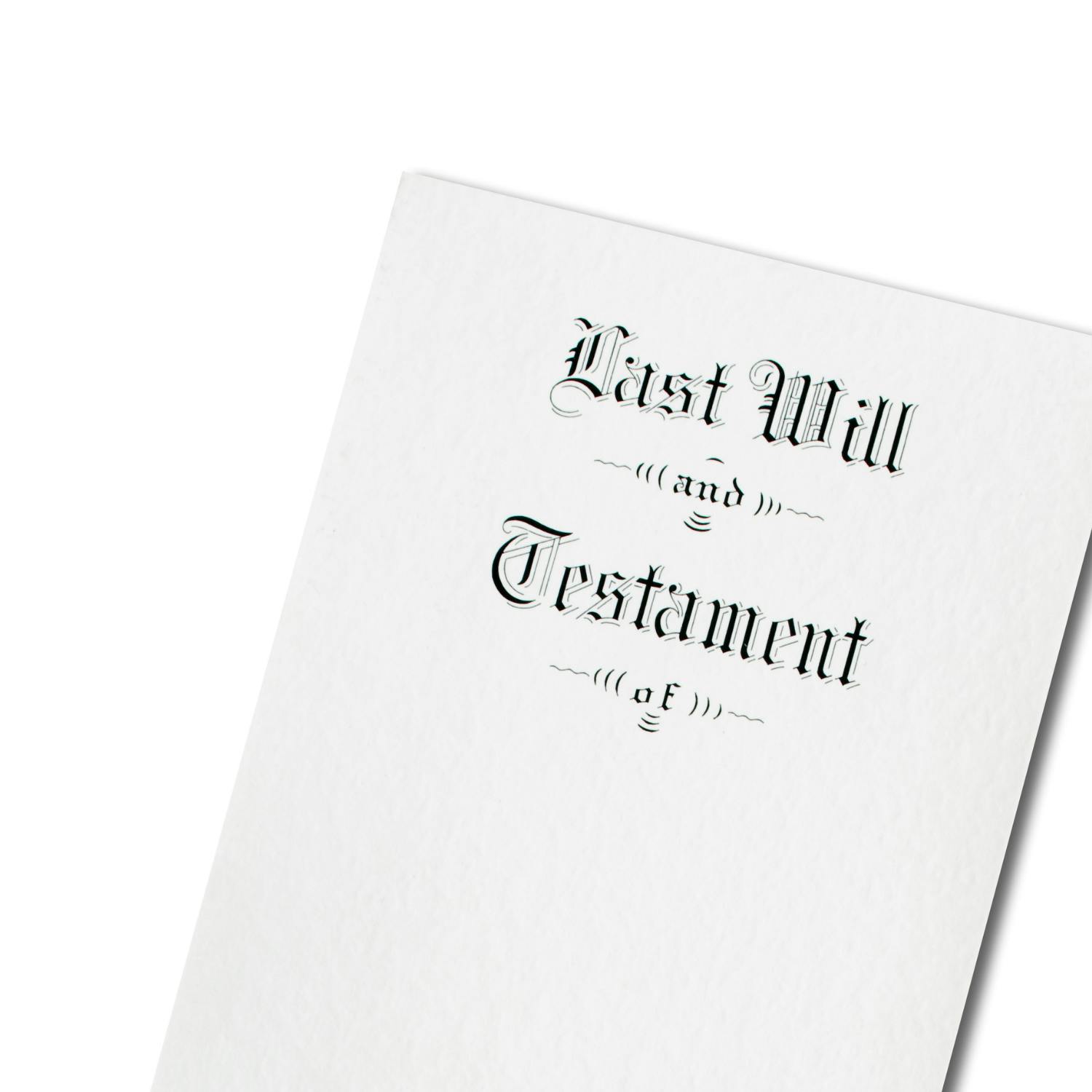 Ask The Expert: On drafting a will