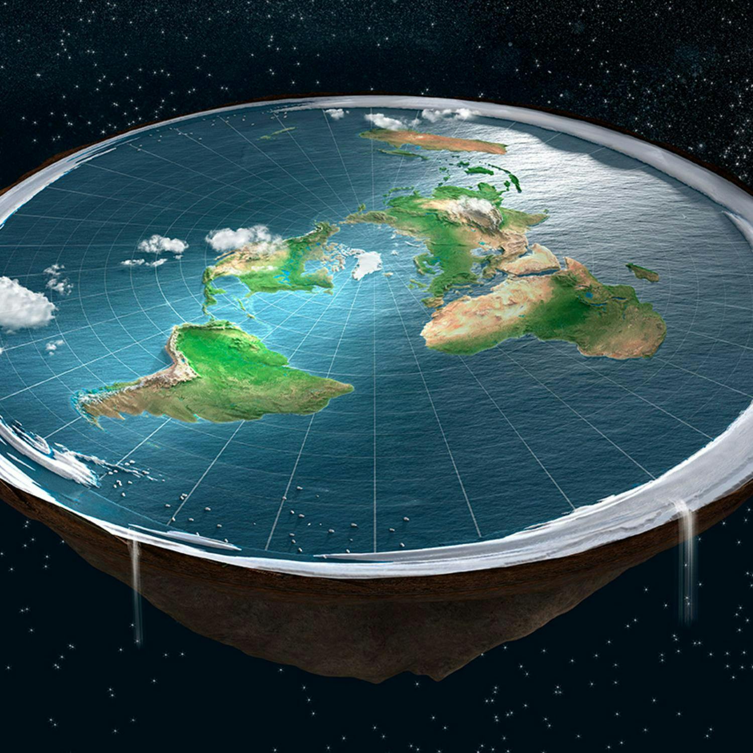 Do You Believe The Earth is FLAT...well this guy does!!!!!