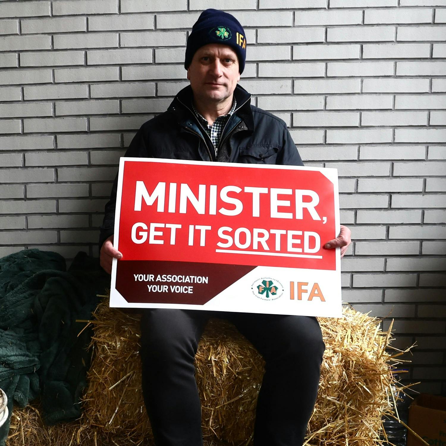 Larry Murrin hits out at IFA behaviour over protests outside Bord Bia  offices. IFA president joins us to respond.