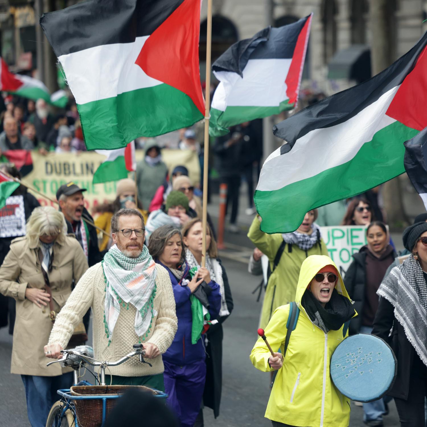 Unrest at pro-Palestine demonstration in East Wall