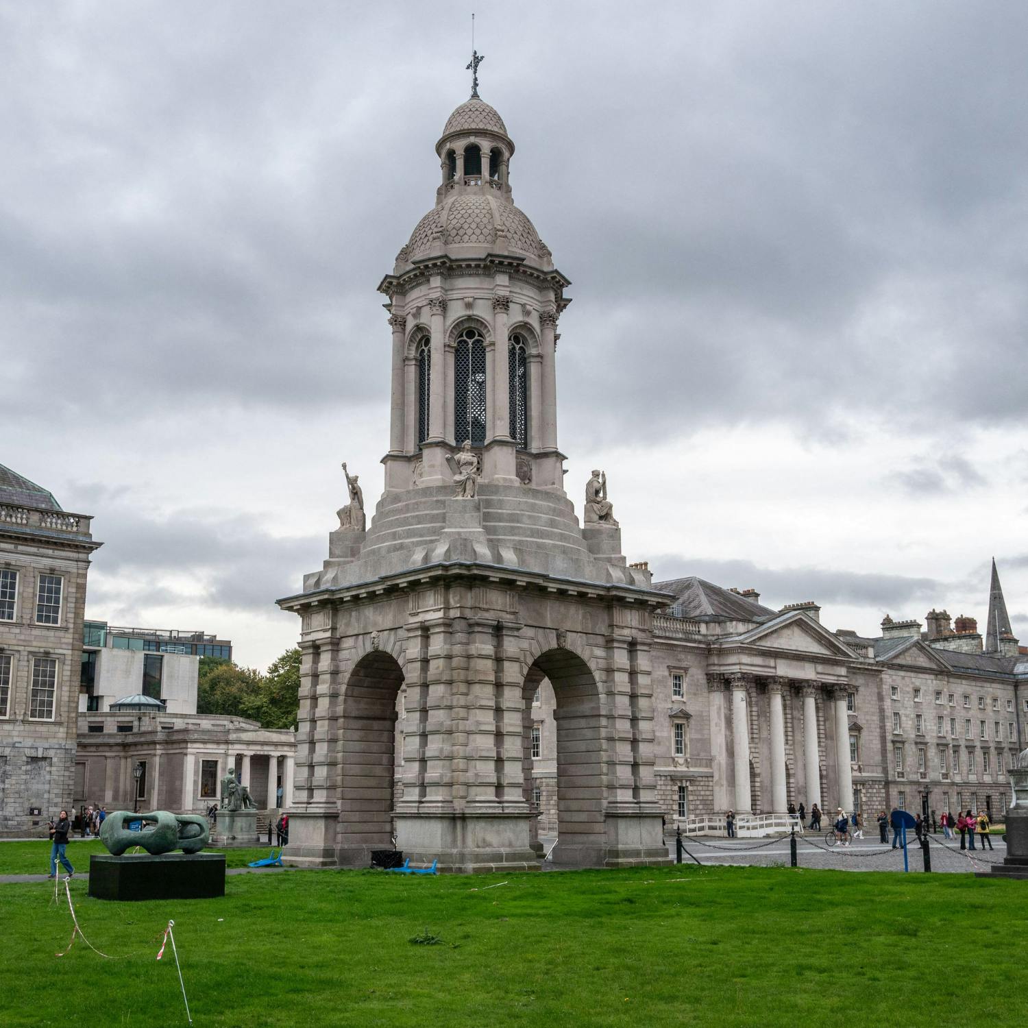 Ed Finn checked into Trinity College Dublin