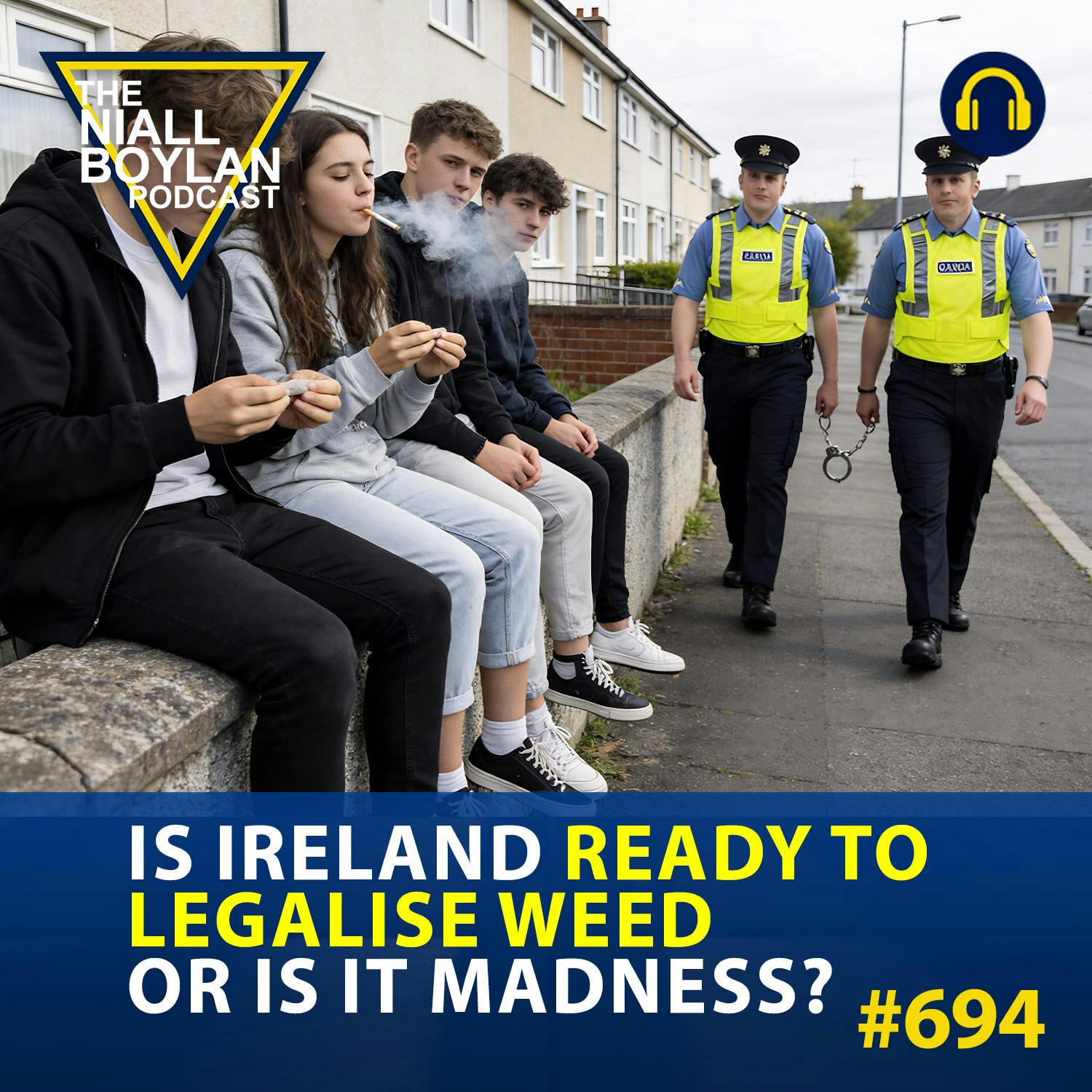 #694 Is Ireland Ready To Legalise Weed Or Is It Madness? episode artwork