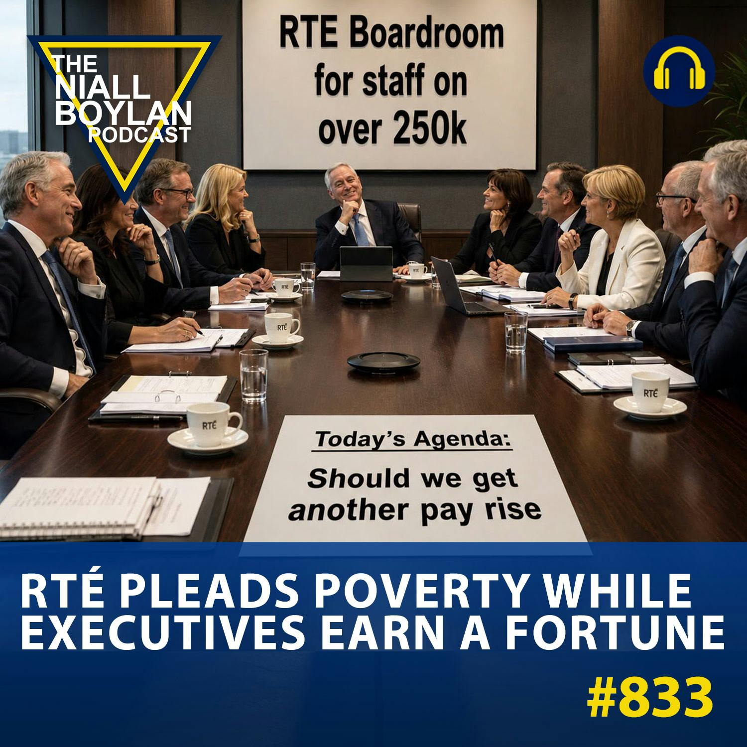 #833 RTÉ Pleads Poverty While Executives Earn a Fortune