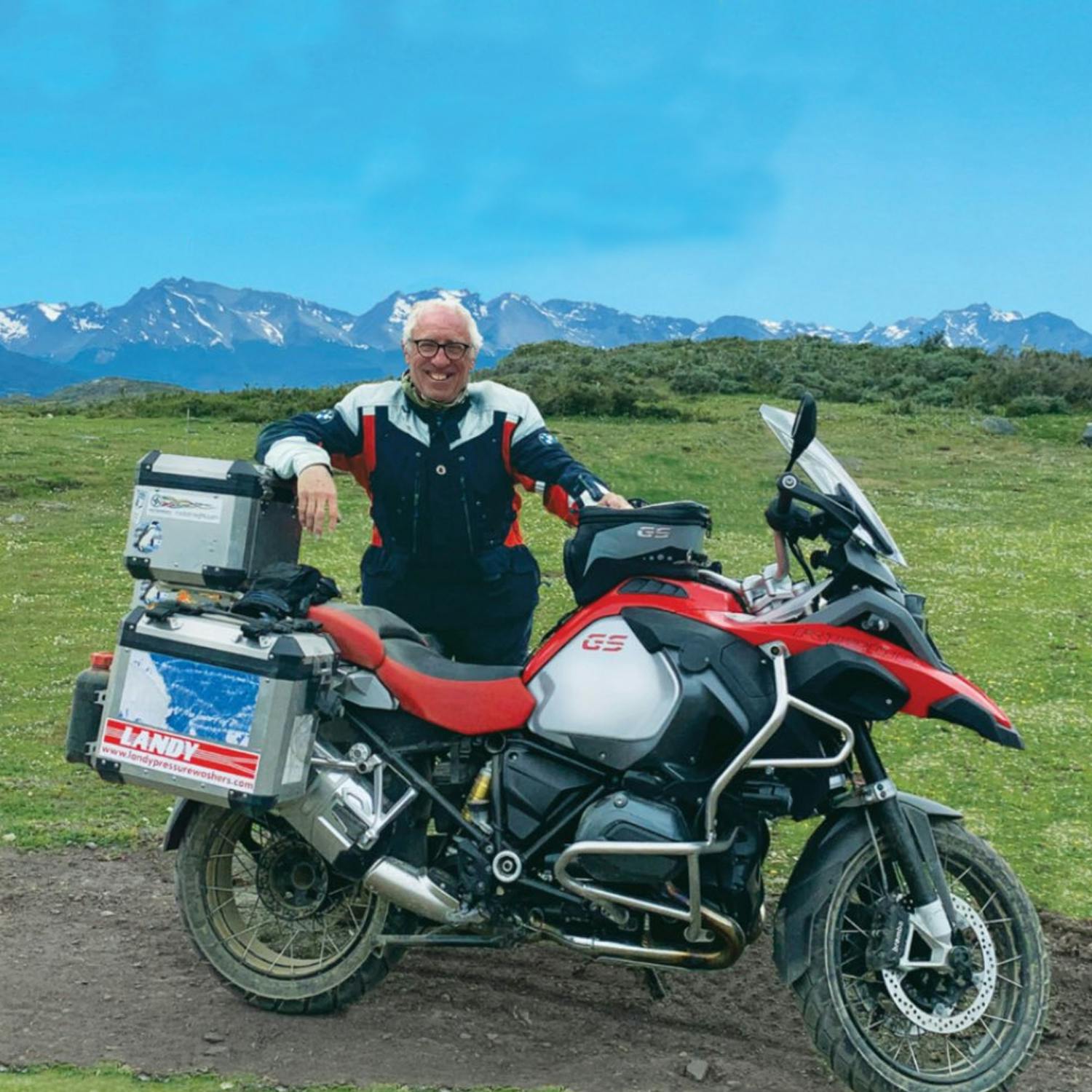 This man drove the full length of America on a motorbike