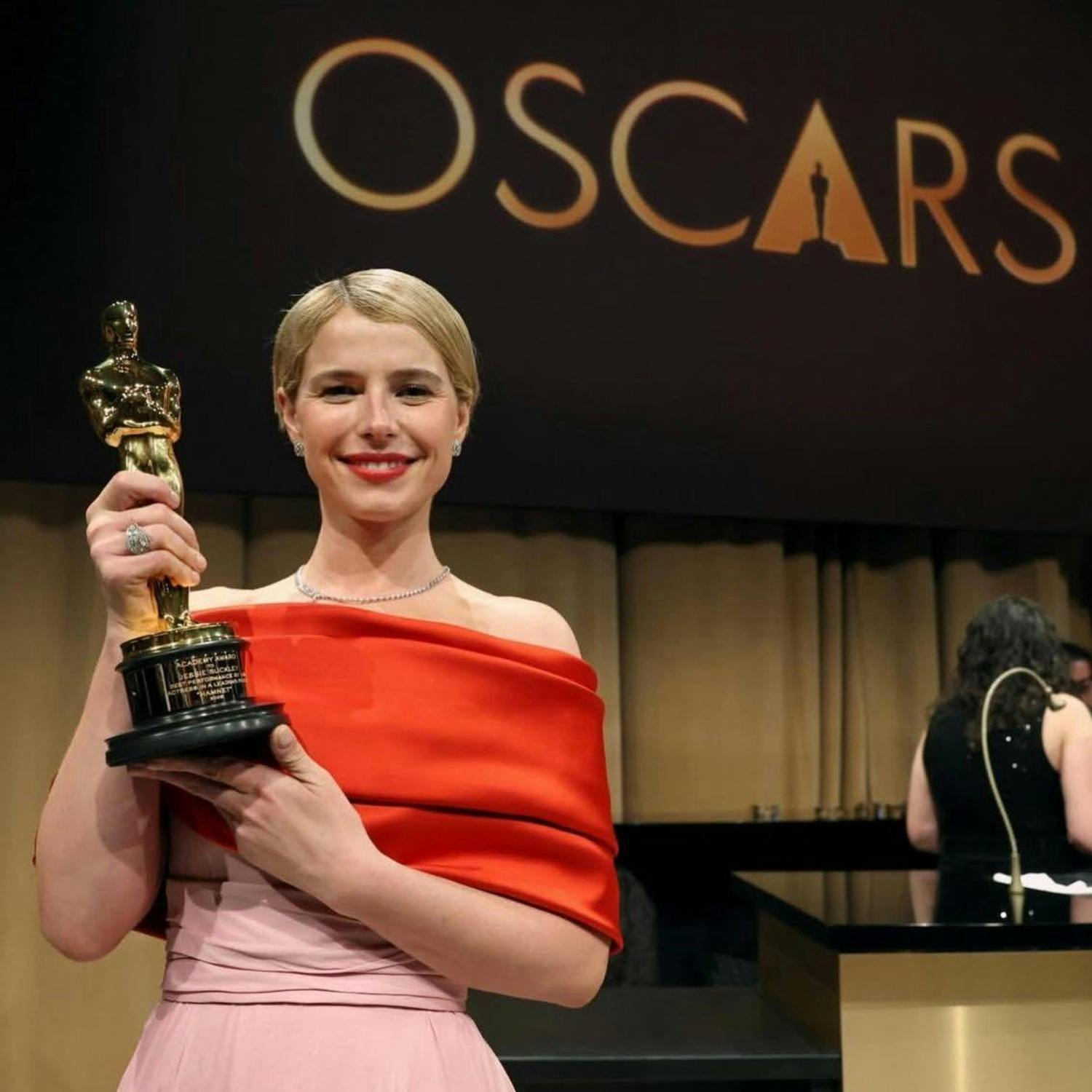 Jessie Buckley's brother following her Oscar win last night