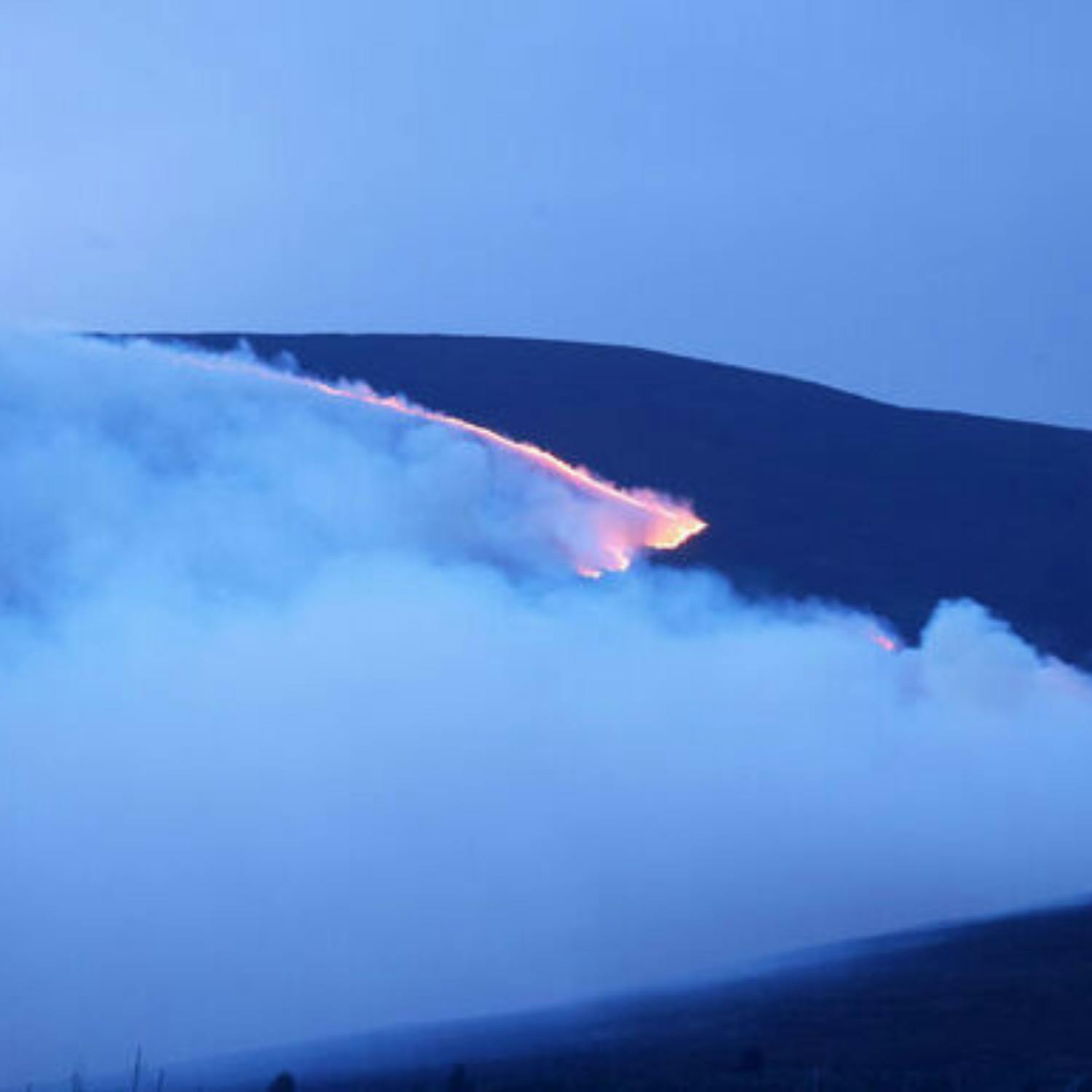 A wildfire is continuing to burn at Slievenamon