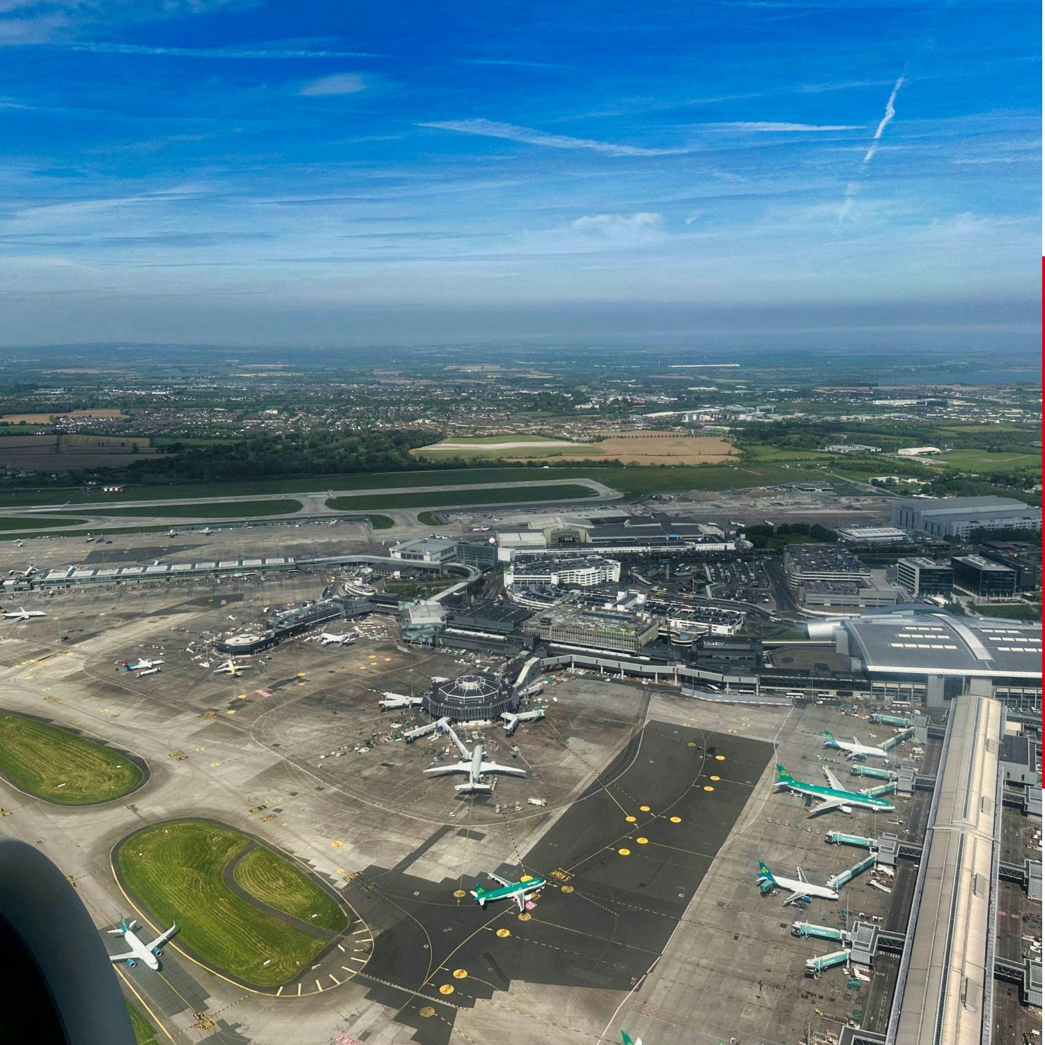 A group of fire fighters are stranded at Dublin Airport