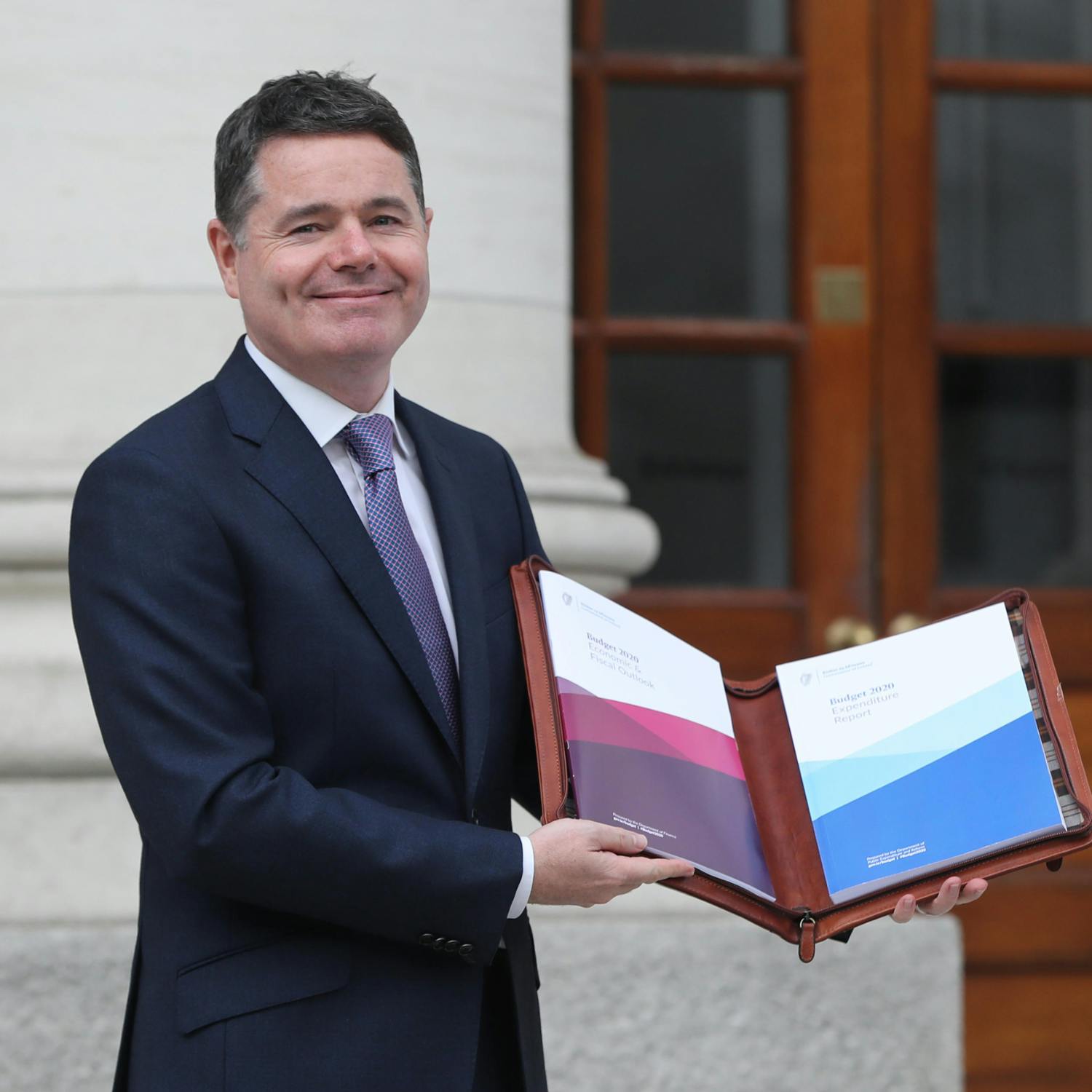 Paschal Donohoe on Fine Gael’s manifesto episode artwork