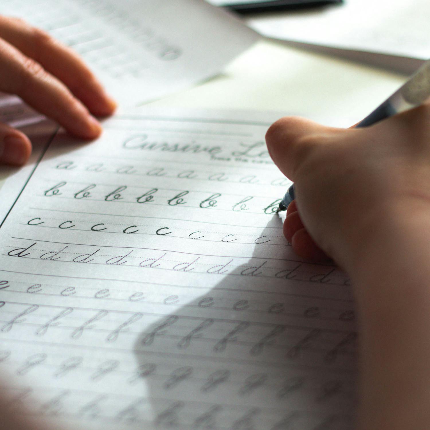 Why is there so much emphasis on learning cursive handwriting?