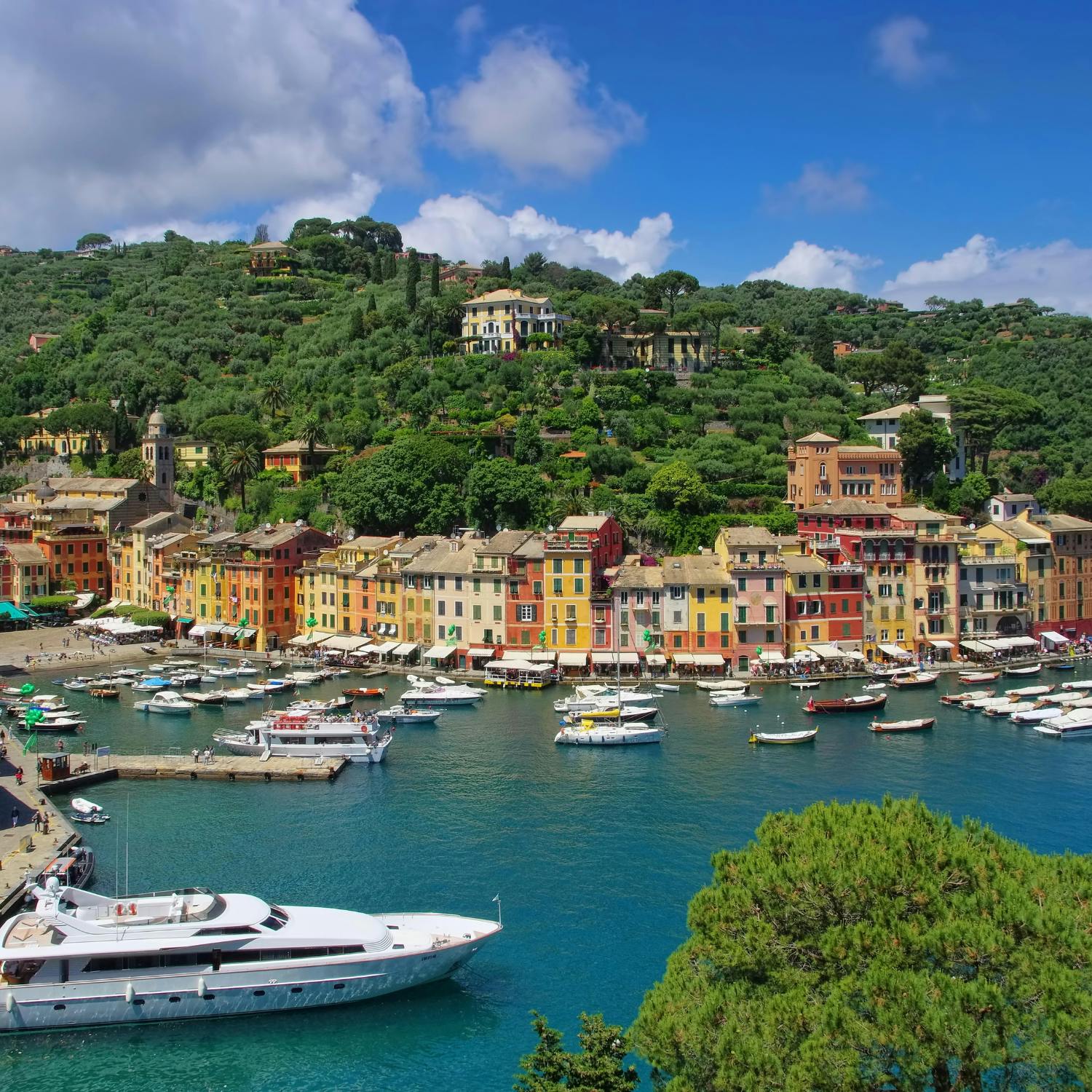 Keep your shirt and shoes on in Portofino!
