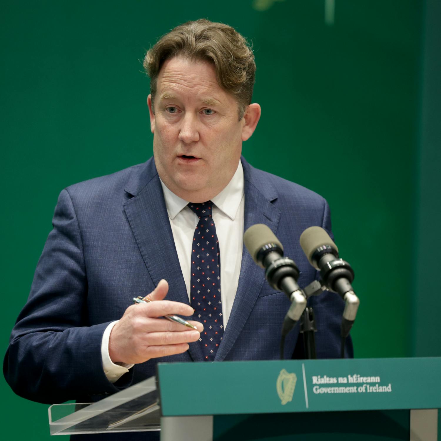 Darragh O’Brien  Minister for Climate, Environment and Energy and Minister for Transport on passenger caps