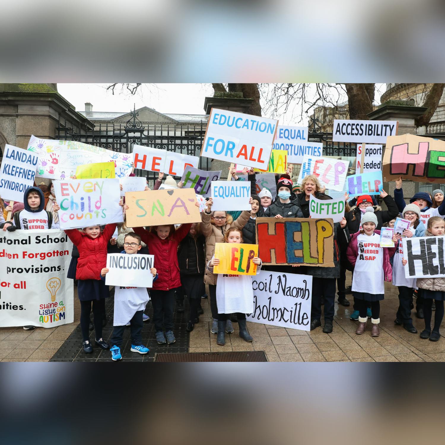 Countrywide SNA protest taking place today