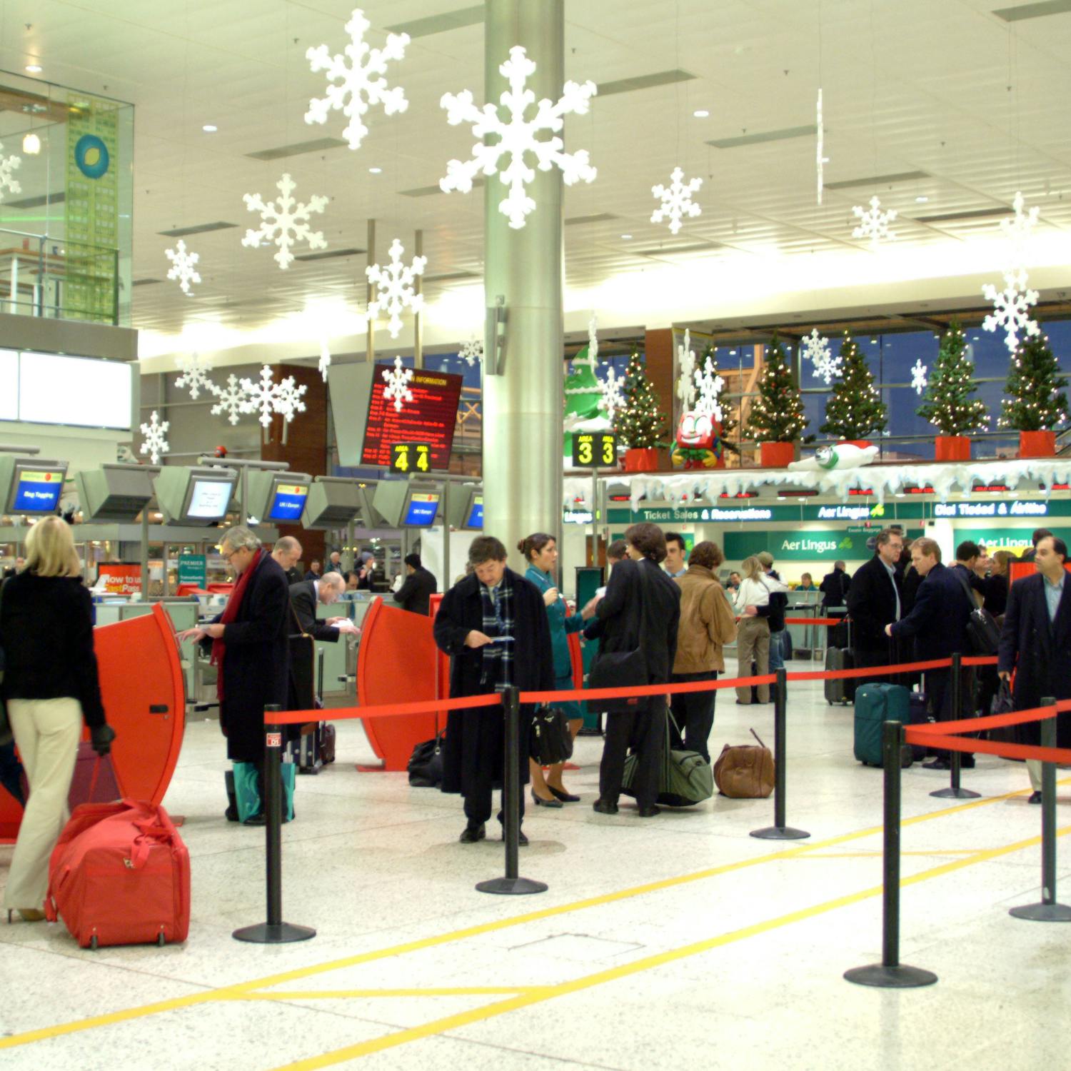 Dublin airport at Christmas!