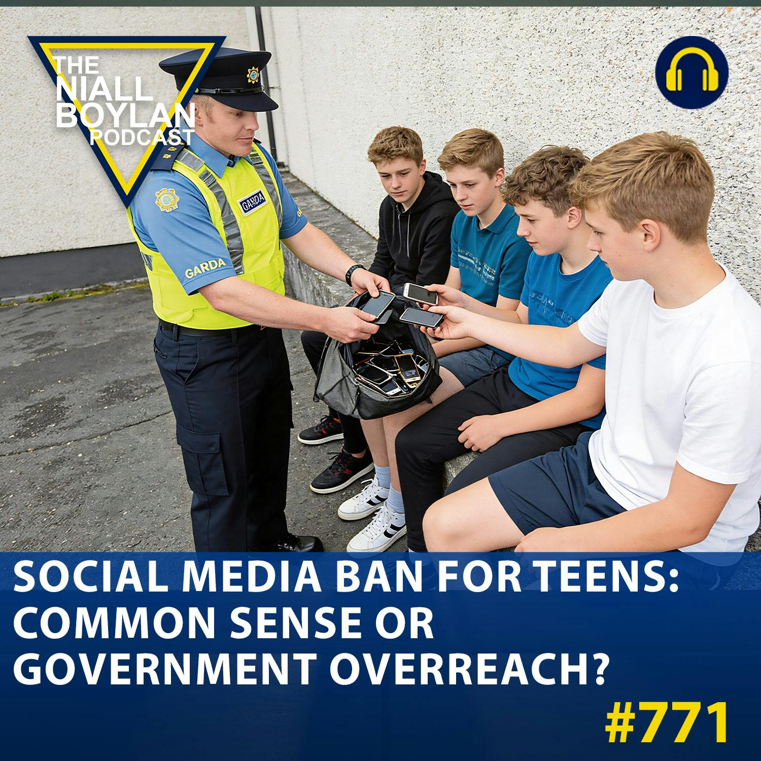 #771 Social Media Ban For Teens: Common Sense Or Government Overreach? episode artwork