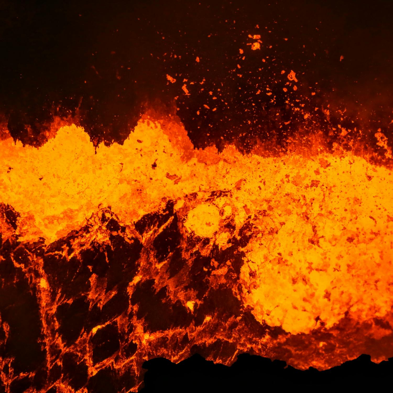 A volcano has erupted in the South of Iceland