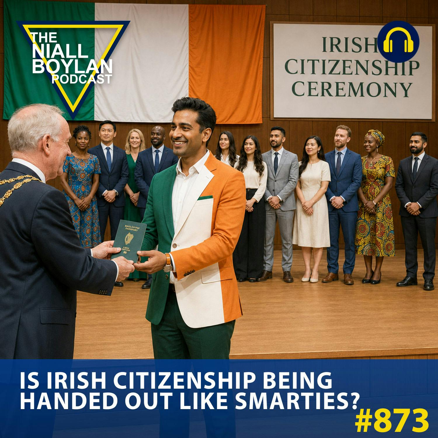 #873 Is Irish Citizenship Being Handed Out Like Smarties? episode artwork