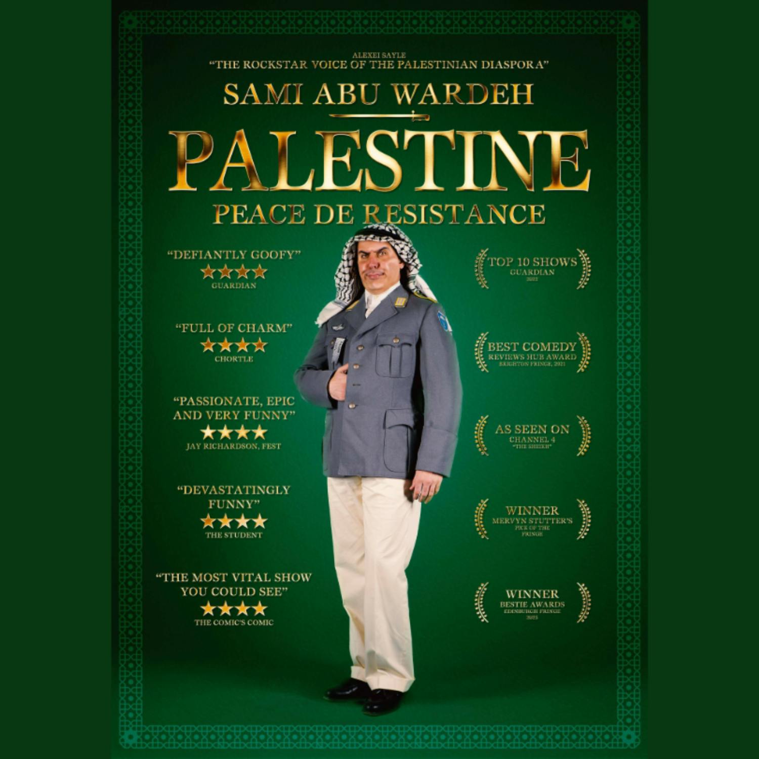 Sami Abu Wardeh on making comedy out of Irish Palestinian displacement episode artwork