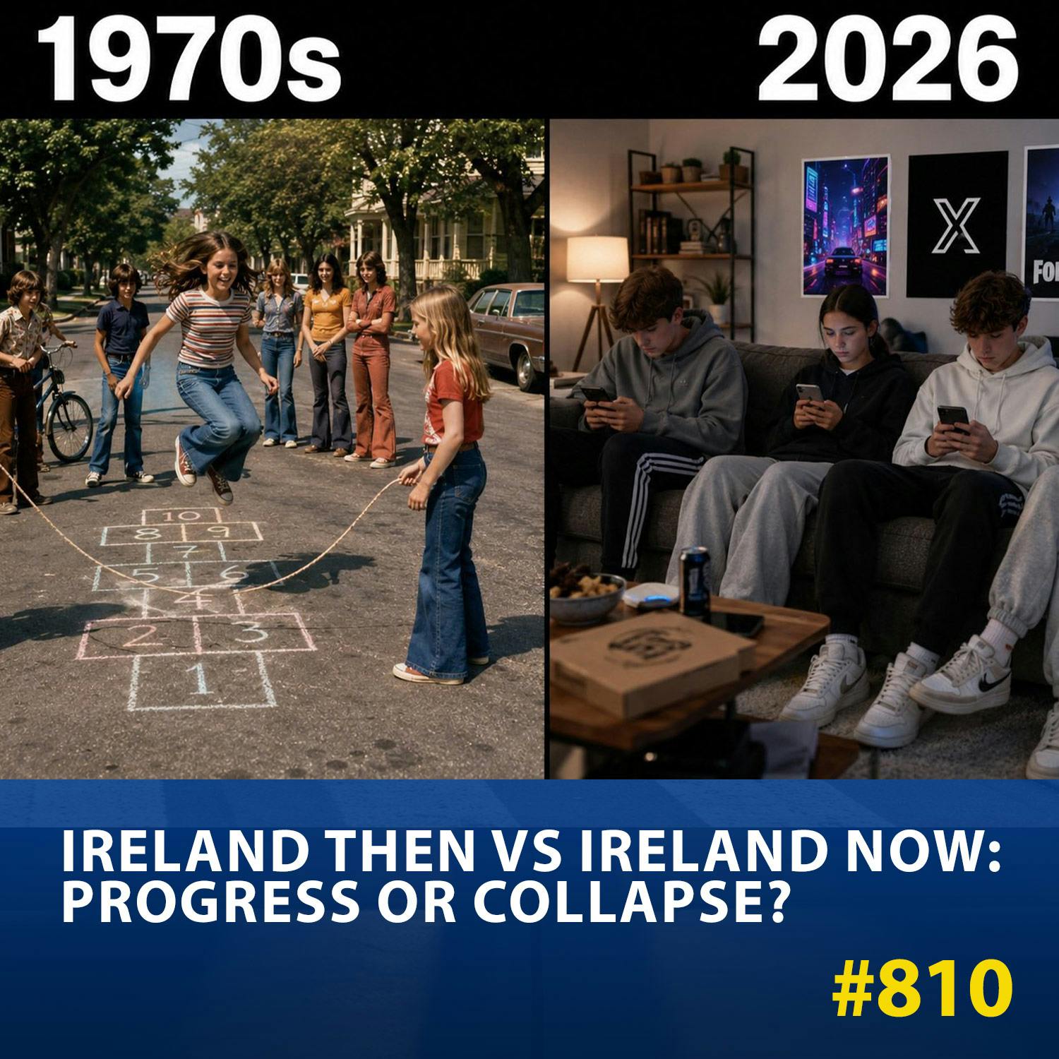 #810 Ireland Then vs Ireland Now: Progress or Collapse?