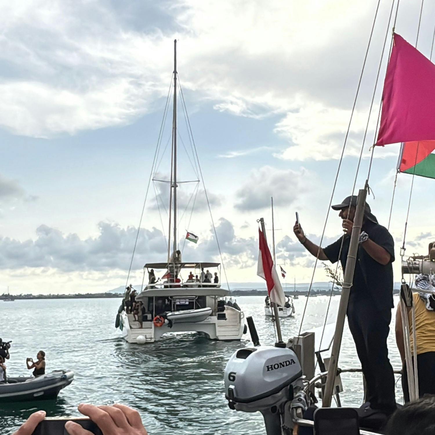 Gaza aid flotilla attacked by drones