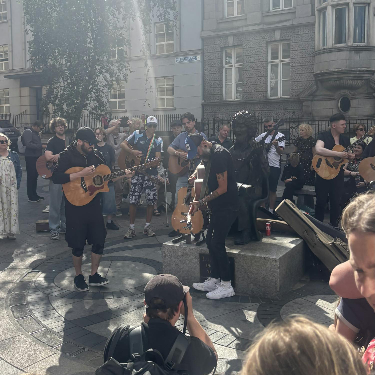 Glen Hansard Vigil on Grafton Street - Emily Keegan Reports