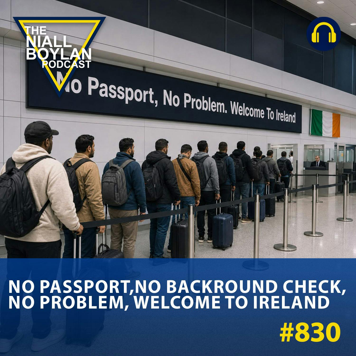#830 No Passport, No Backround Check, No Problem, Welcome To Ireland