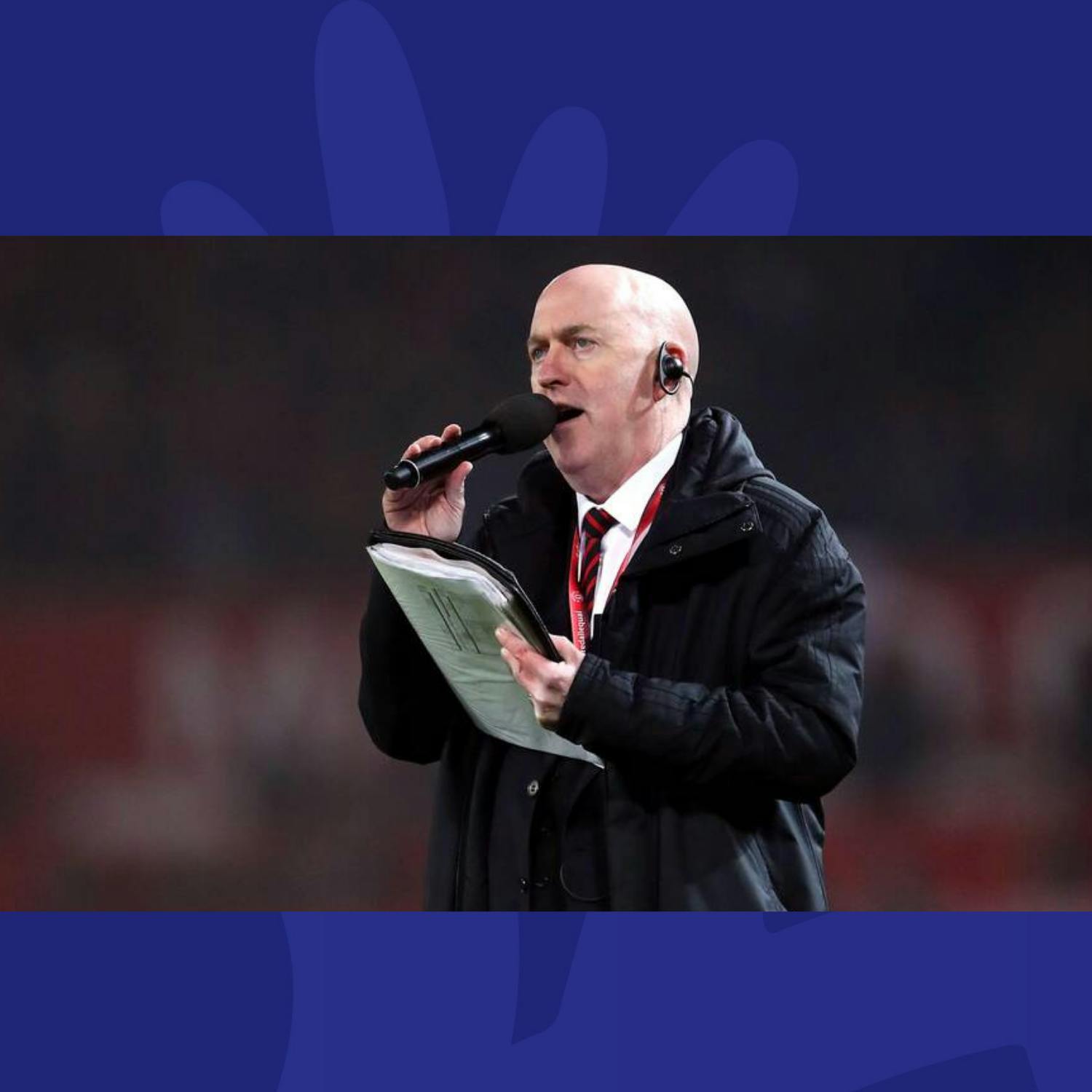 Dave Receives Tips From The Voice Of Old Trafford! Dave Receives Tips From The Voice Of Old Trafford!