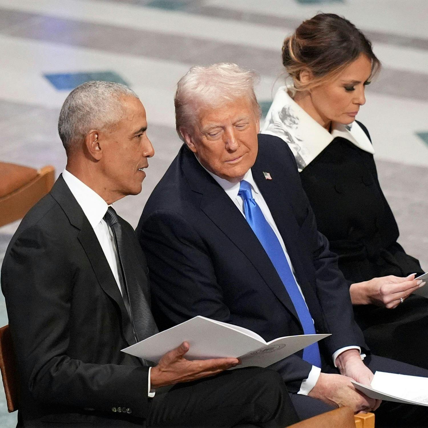 President Donald Trump shares video depicting Barack and Michelle Obama as apes