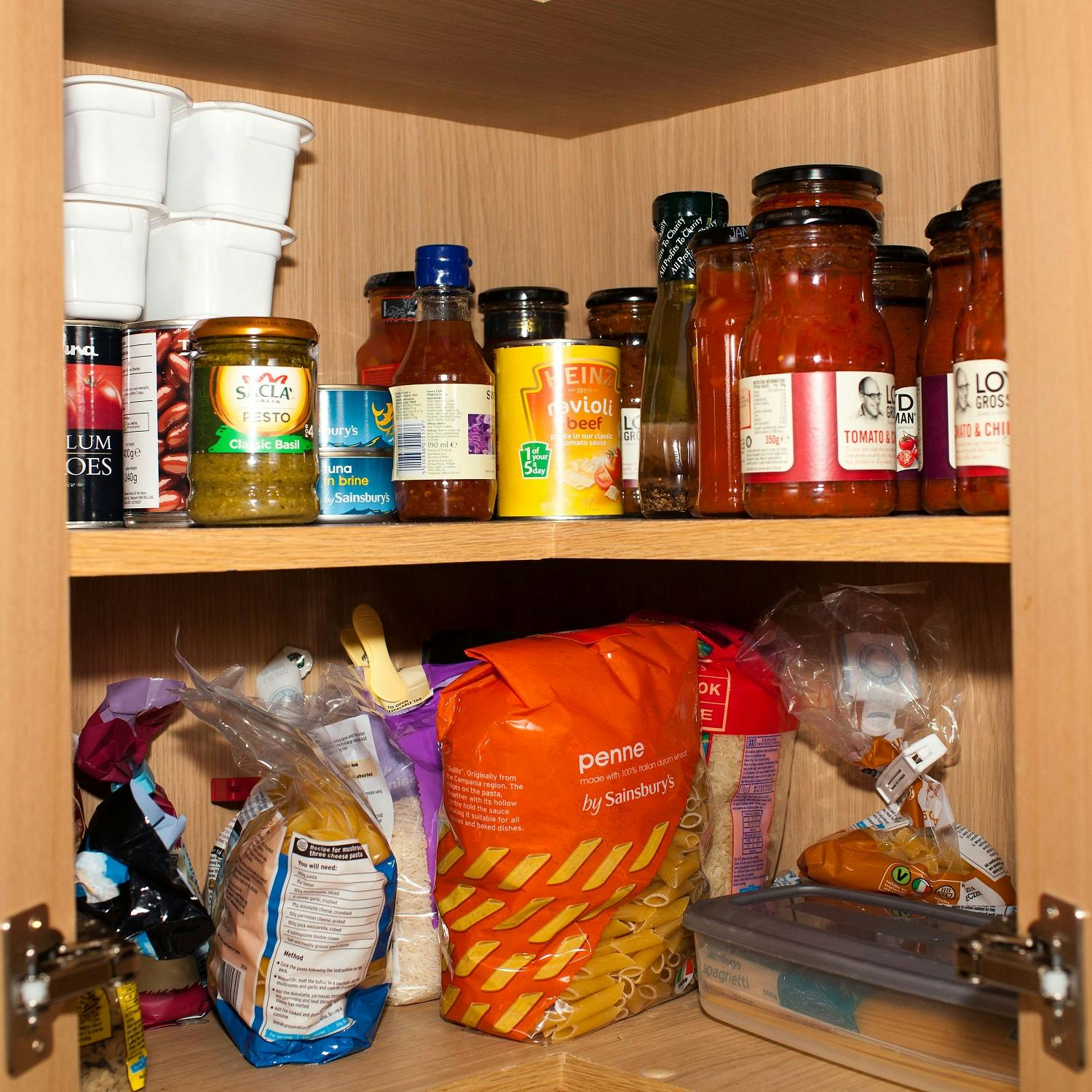 The fridge or the cupboard ? Where should we be storing our food ?