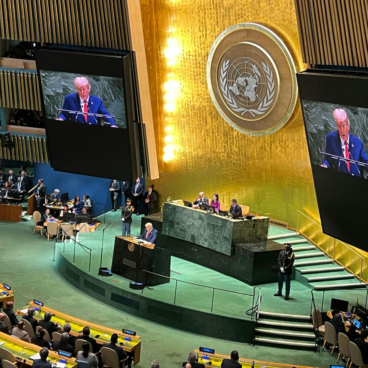 Reaction to Trump's address to the United Nations assembly