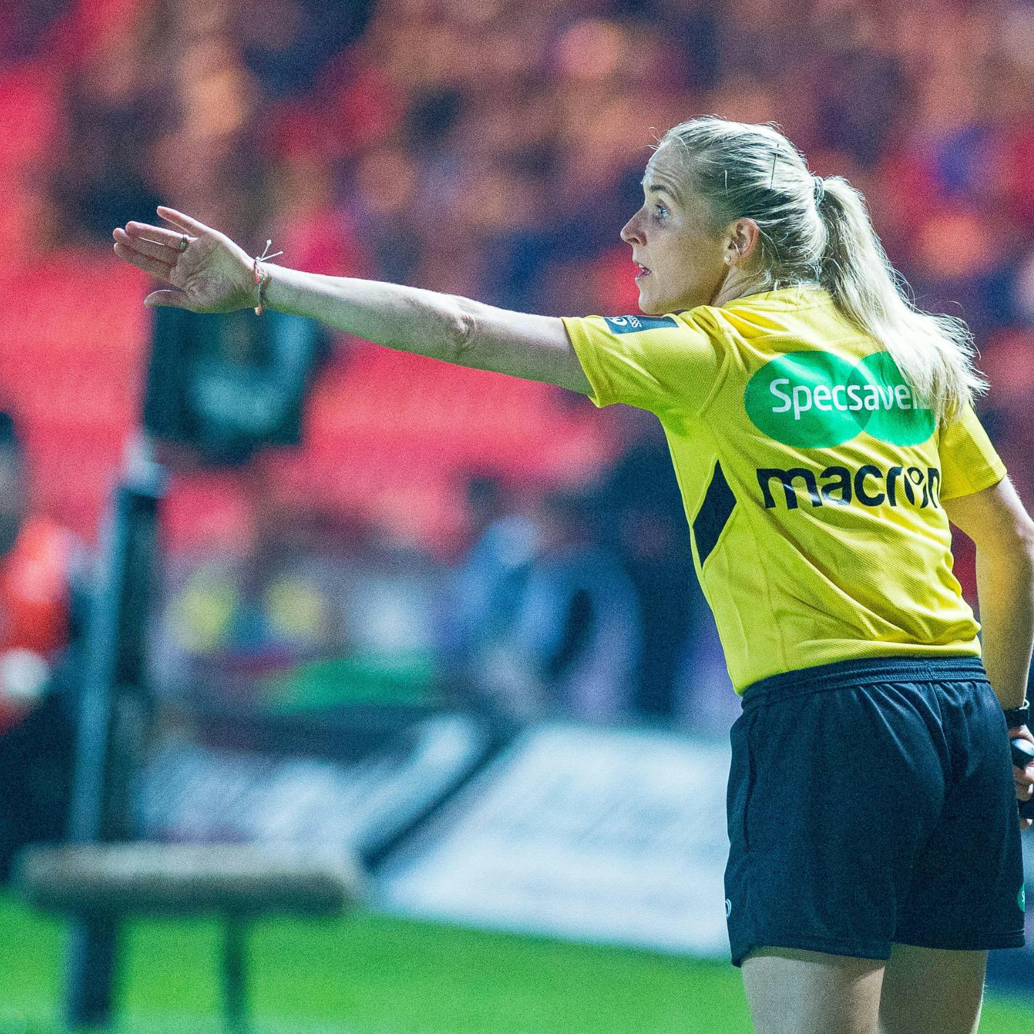 Trailblazer referee Joy Neville