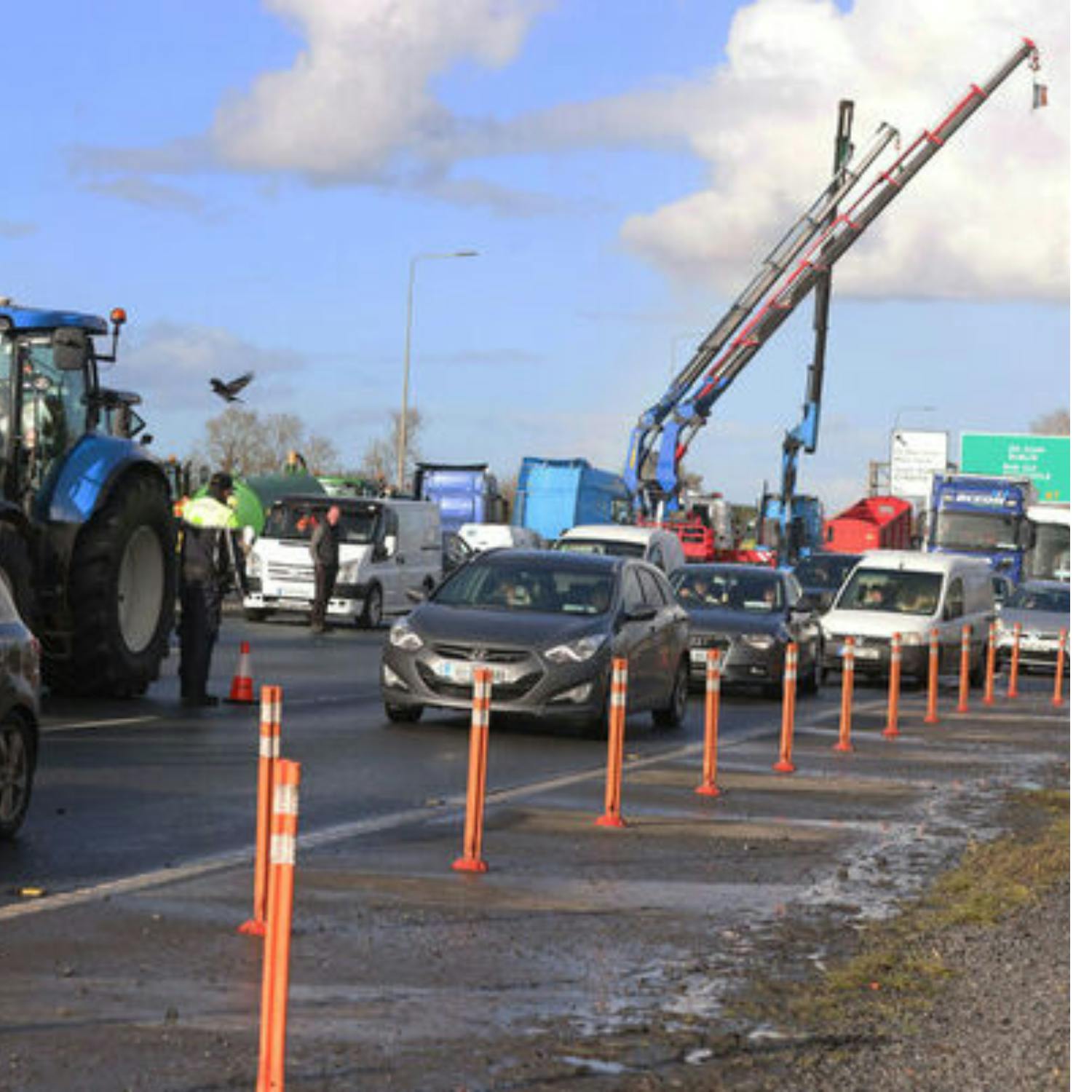 A series of fresh blockades and convoys on our roads