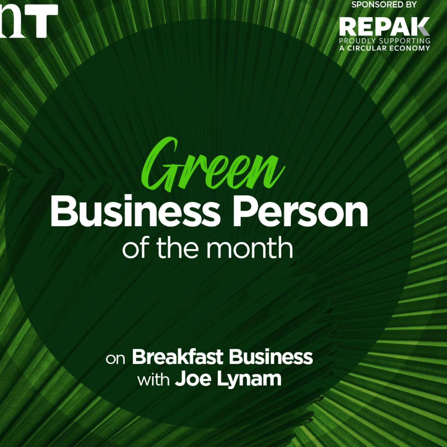 Our Green Businessperson of the Month is...