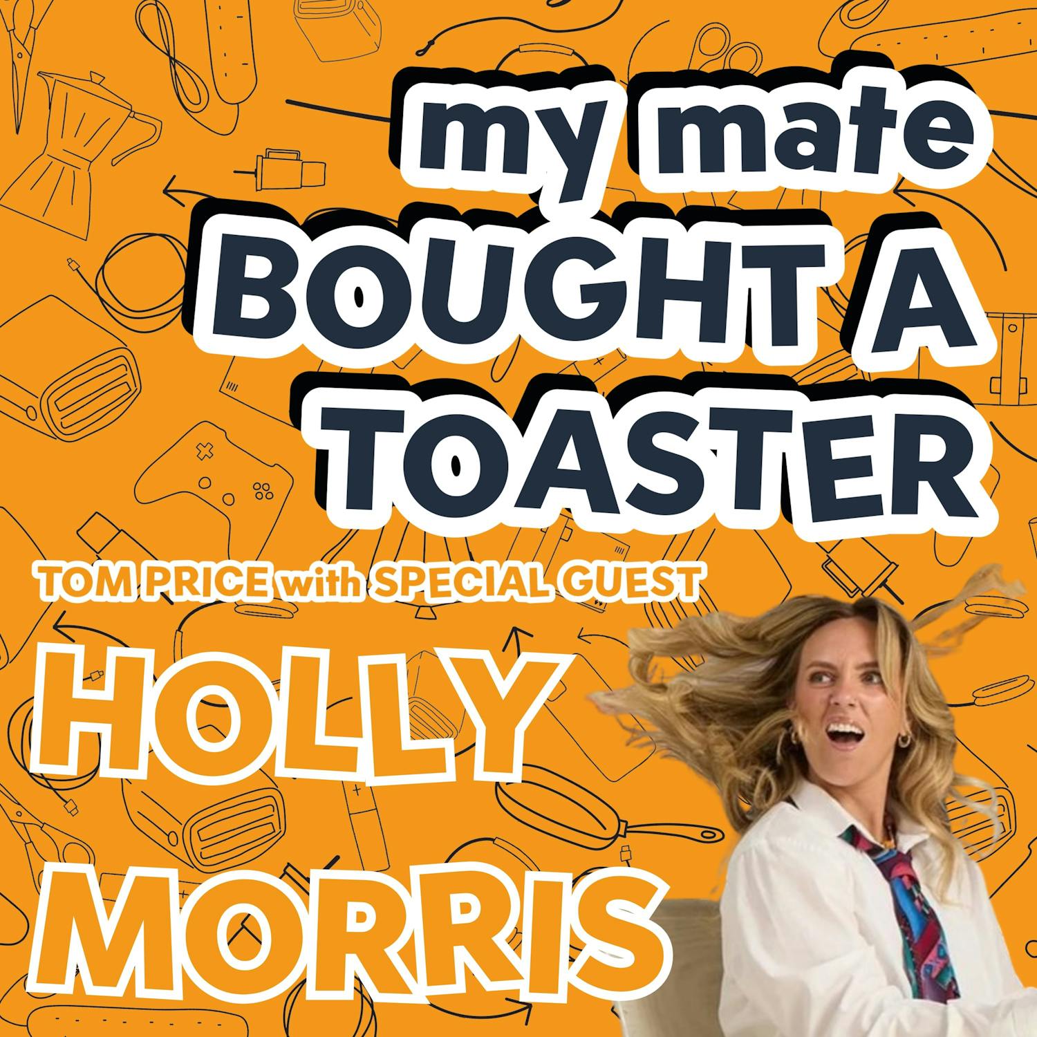 Holly Morris opens up (her Amazon boxes) episode artwork