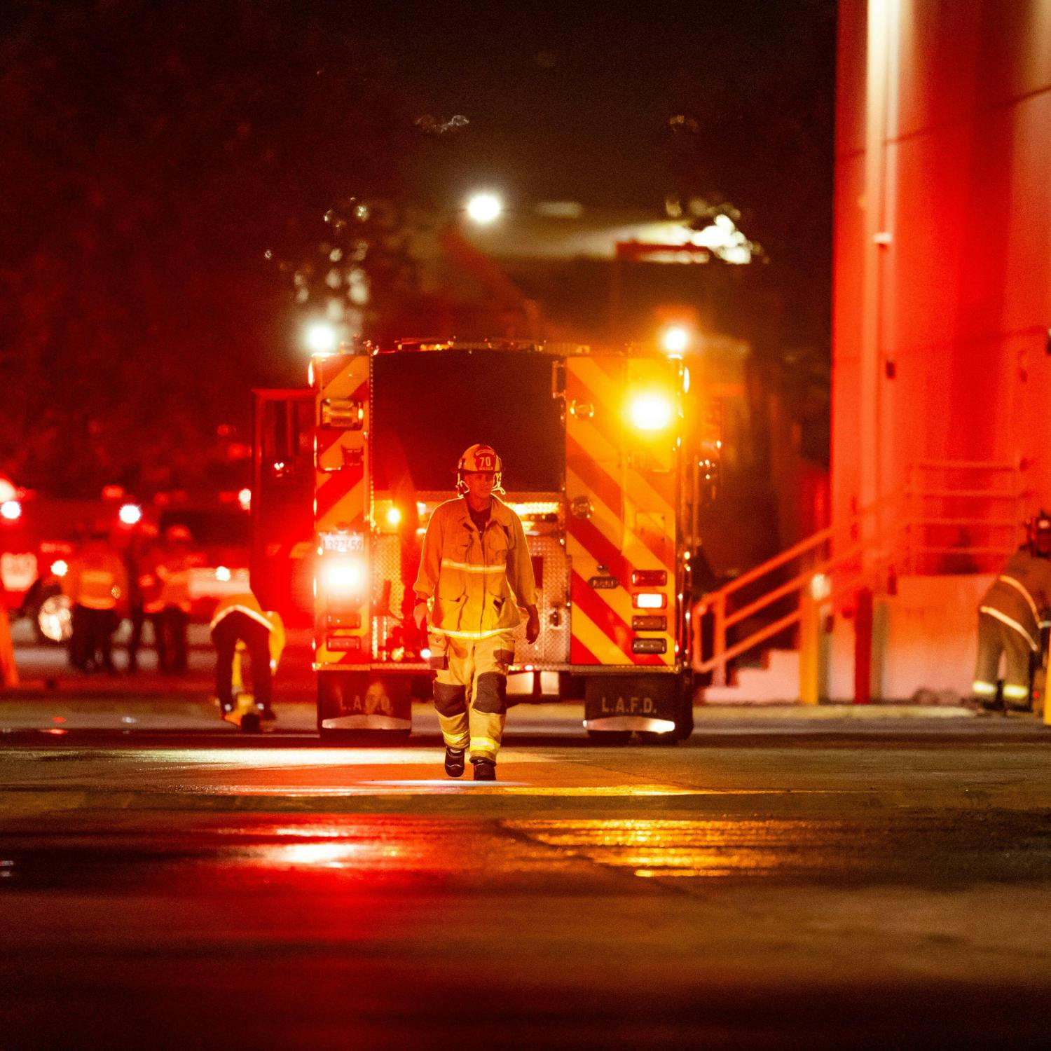 NBC news helicopter crashes in Los Angeles artwork