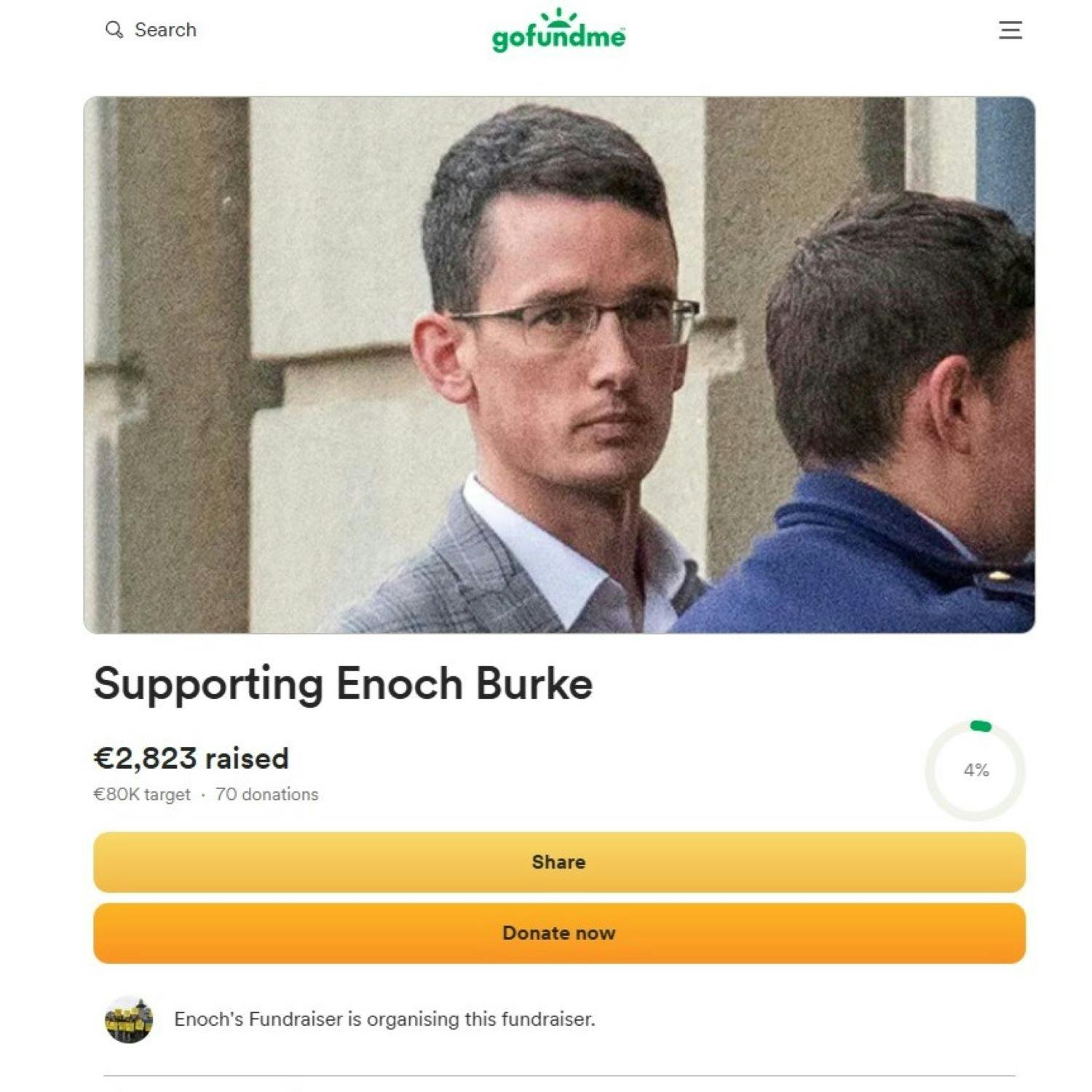 Listener Urges People Help Bail Enoch Burke Out of €80k Debt