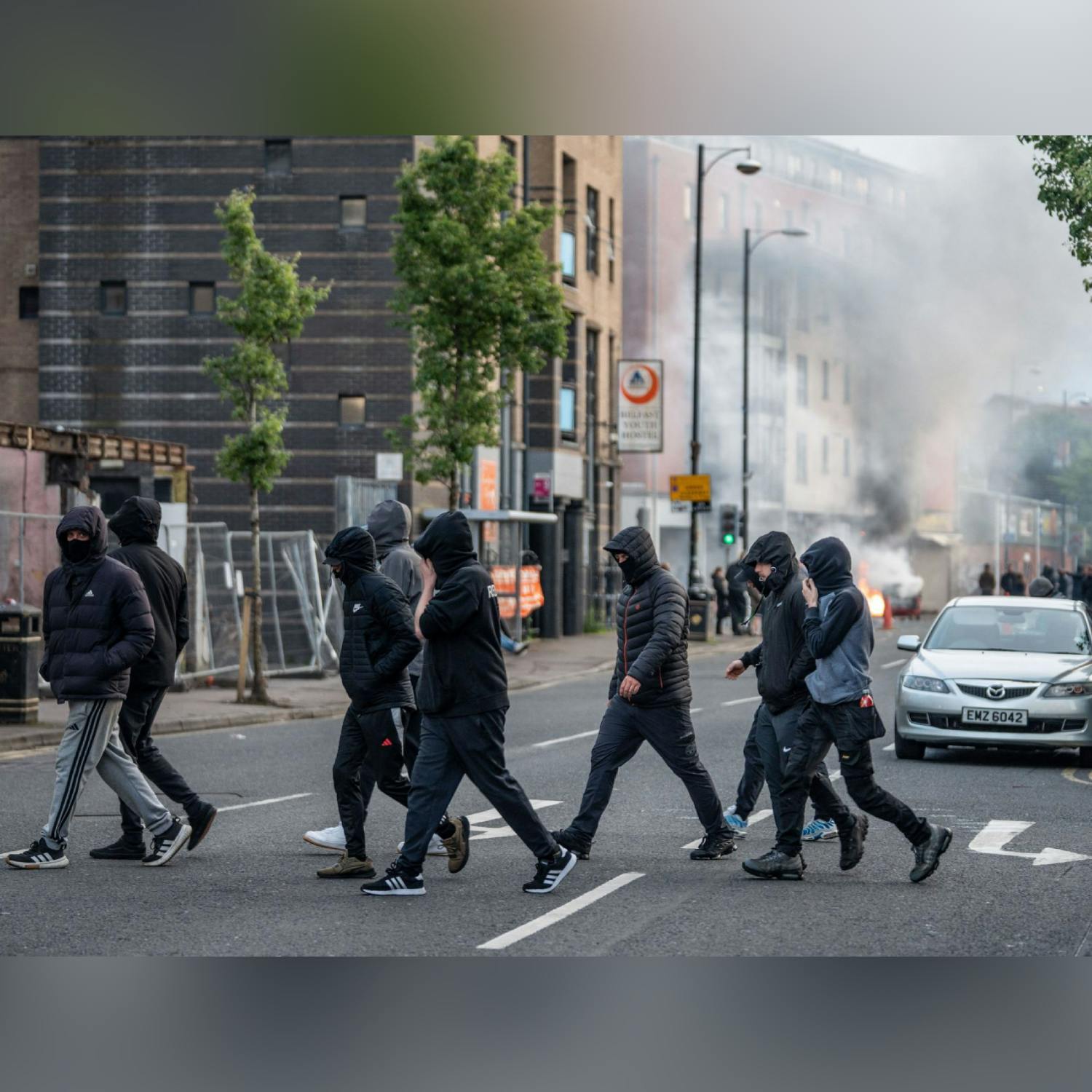 Family of Belfast knife victim appeal for calm after protests