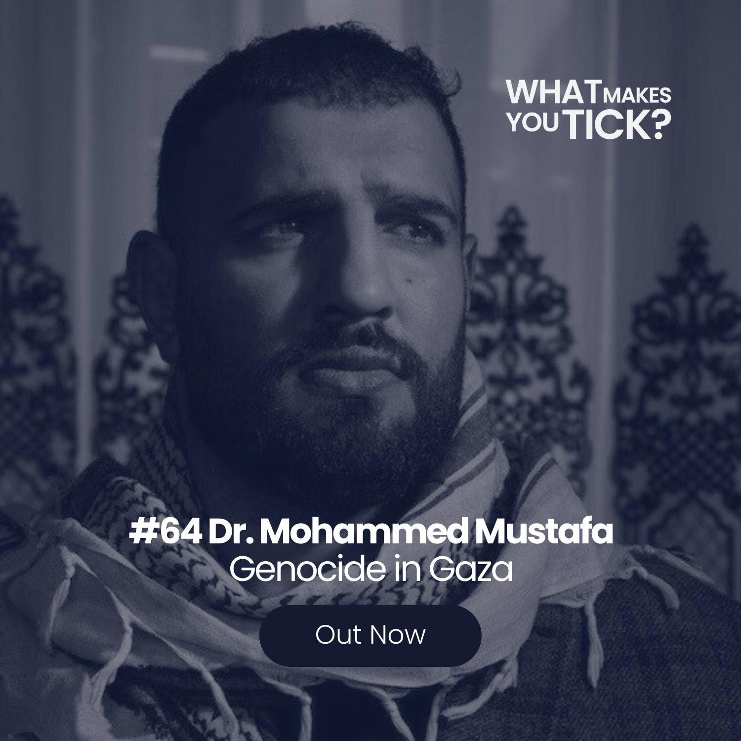 #64 Dr. Mohammed Mustafa: Genocide in Gaza episode artwork