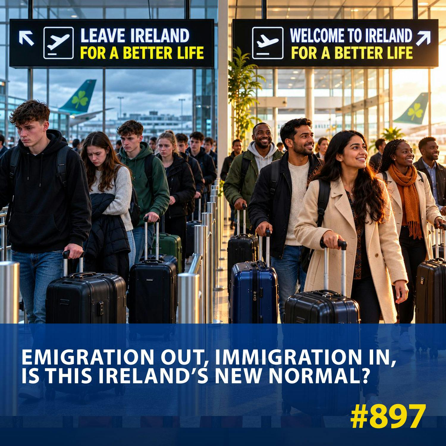 #897 Emigration Out, Immigration In, Is This Ireland’s New Normal?
