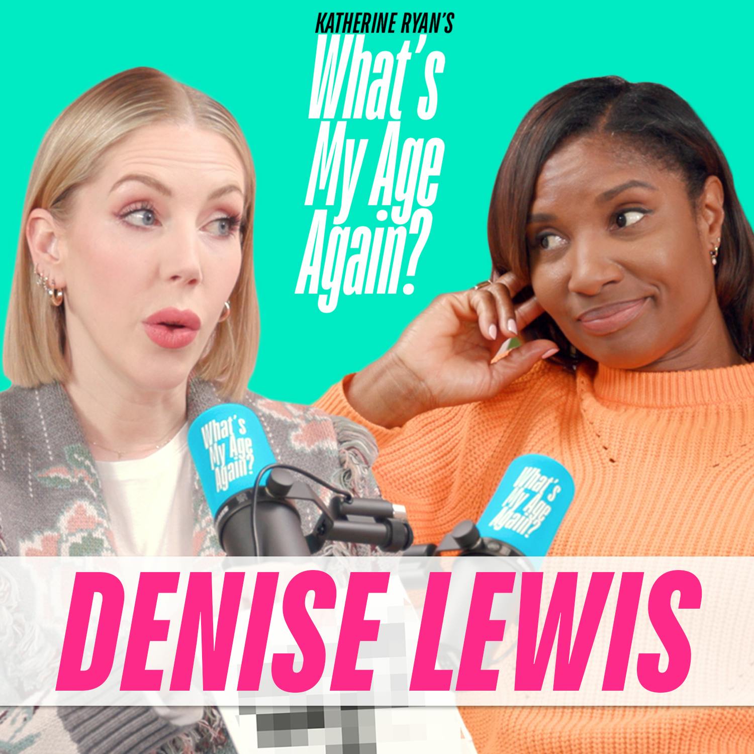 Cover art for the episode "Denise Lewis.  The Dame is a winner but will she win gold in her biological age test?" from What's My Age Again?