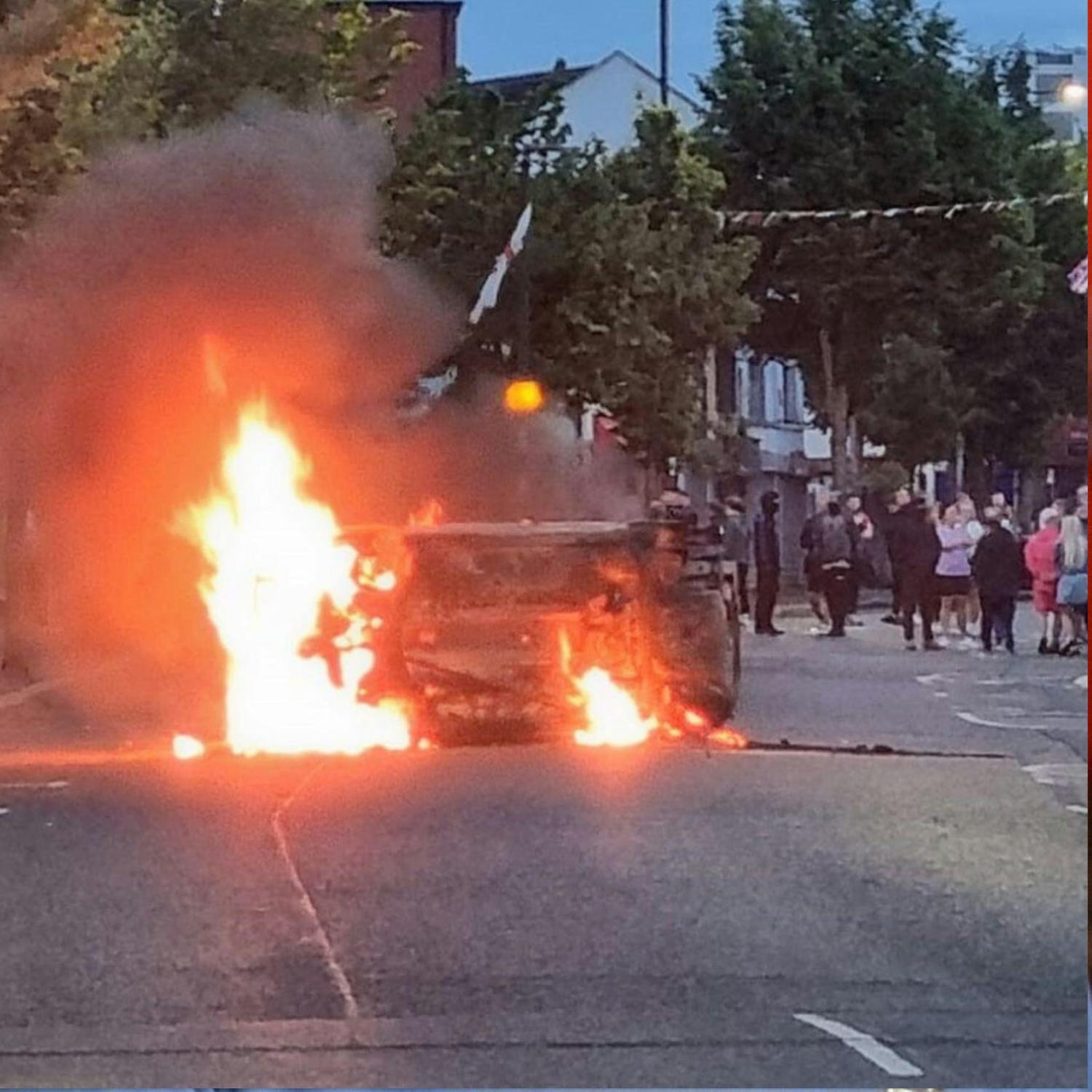 Sustained violence spreads across the UK over the weekend