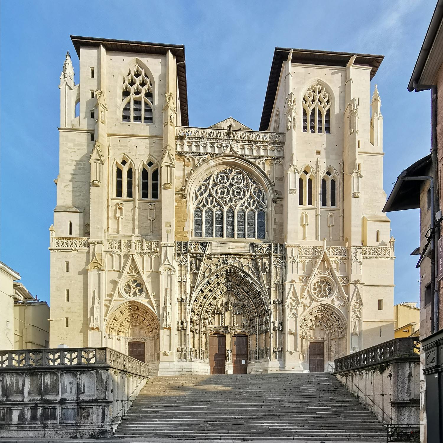 Backlash after modern porch was added to French cathedral episode artwork