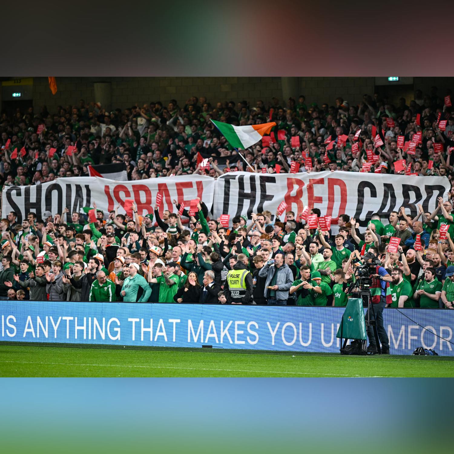 Should Israel be banned from football competition?