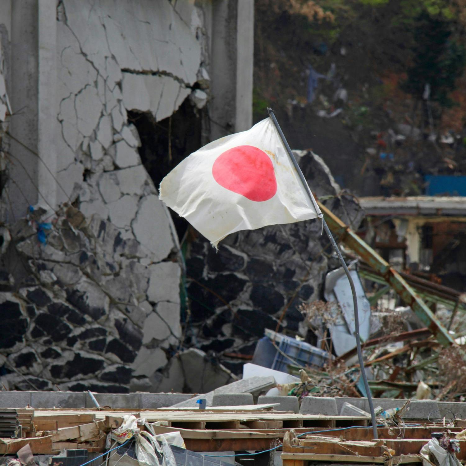 The devastating aftermath after an earthquake hits Japan