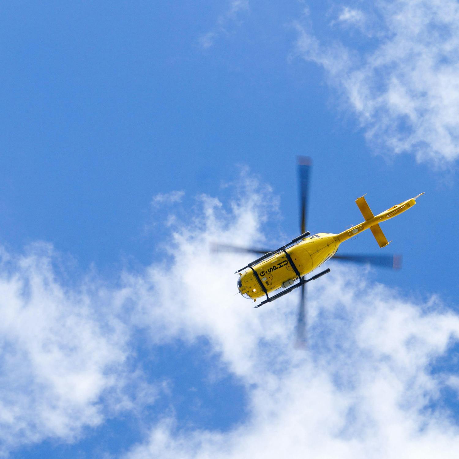 Why does Ireland not have a helicopter emergency team?