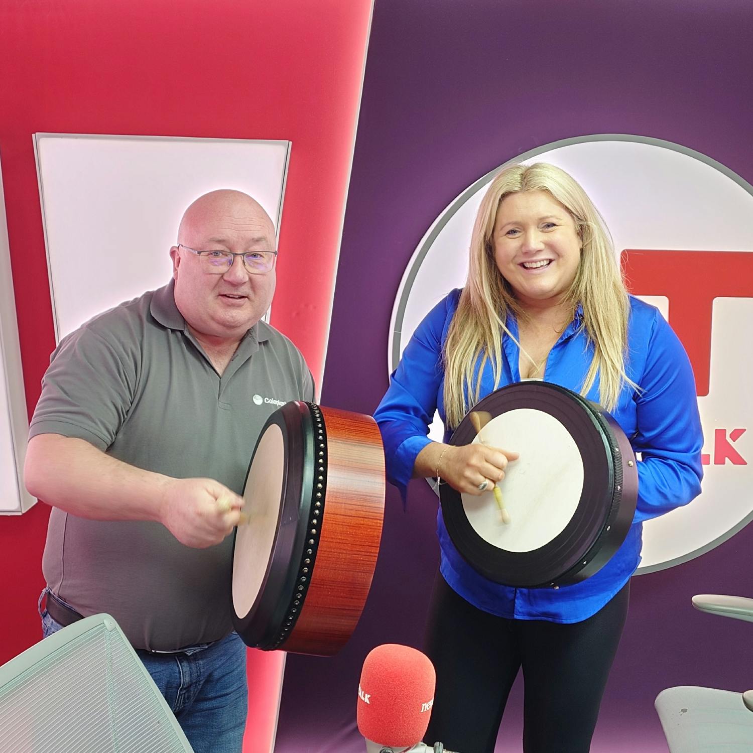 Can Andrea play the bodhrán?