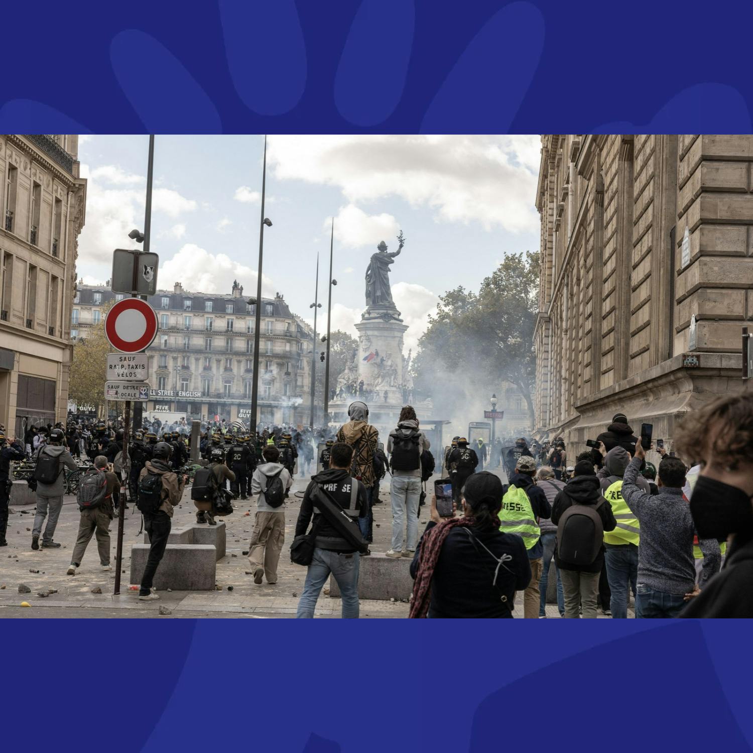 Calls For Curfew As French Protests Spread
