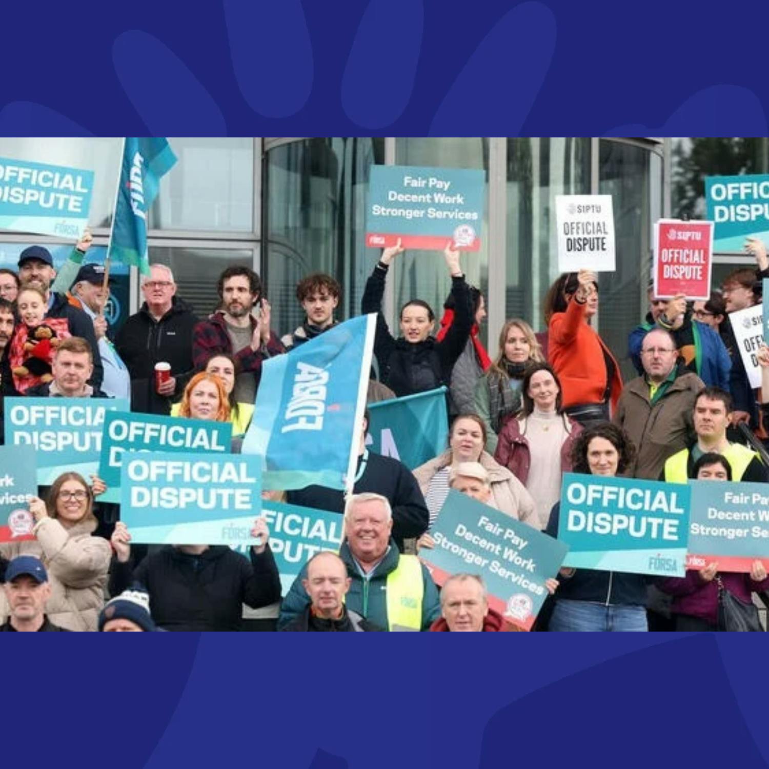 300,000 Public Sector Workers Strike Across The Country