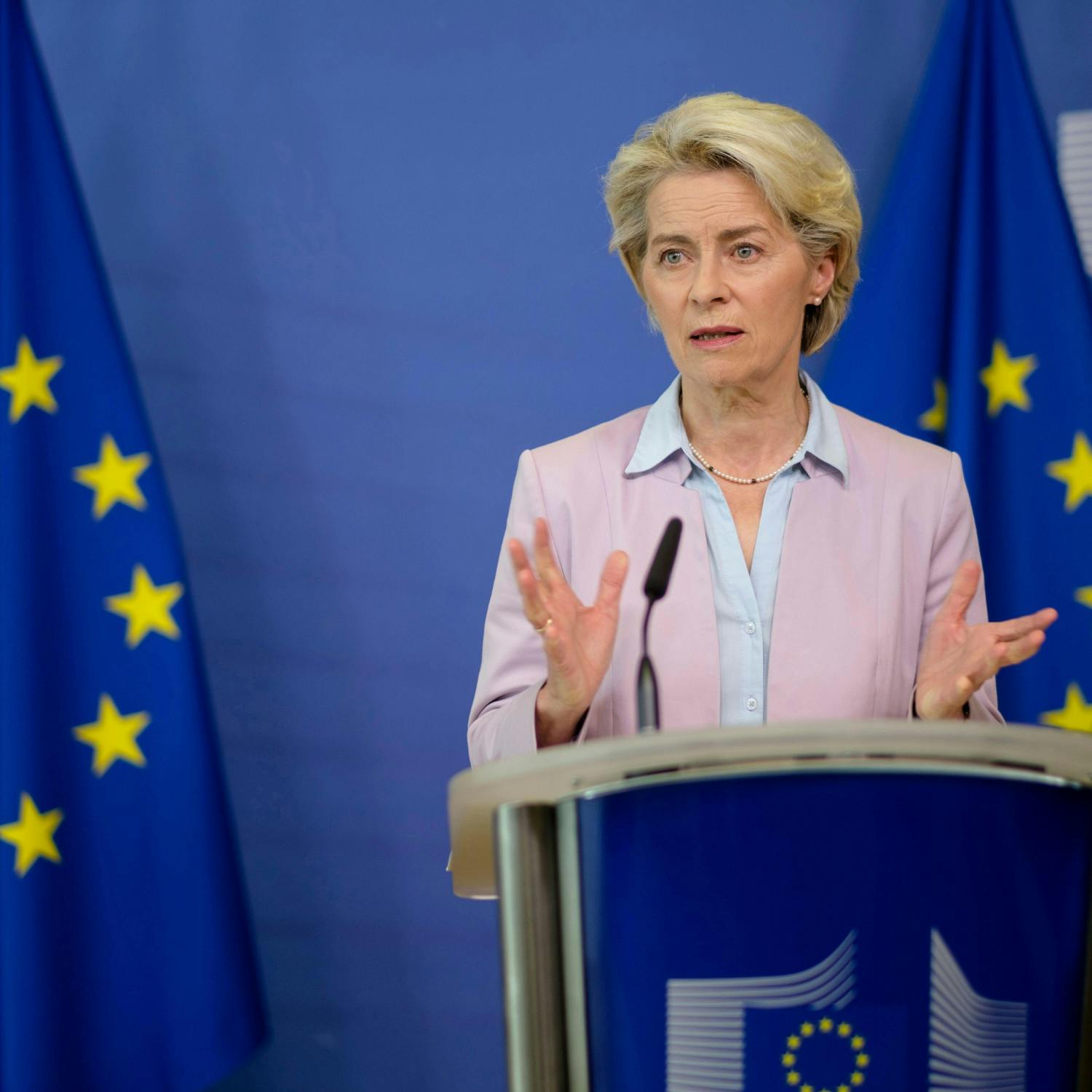 Suspected Russian GPS jamming targets President von der Leyen's plane