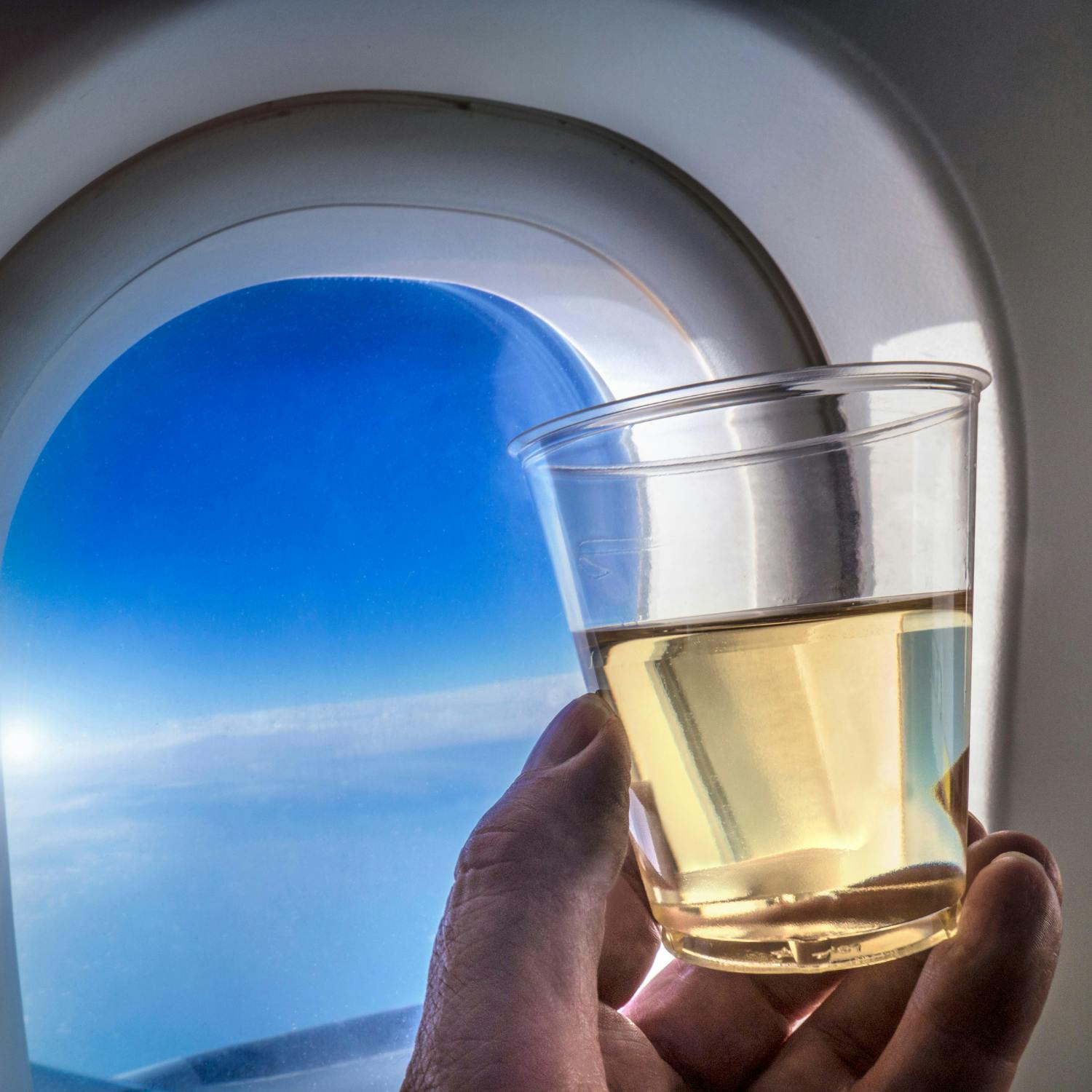 Should alcohol on flights be banned?